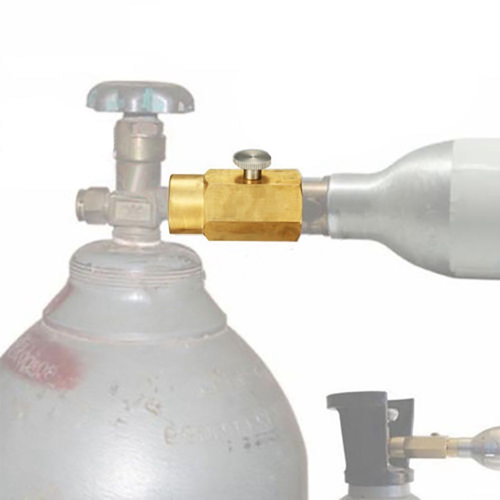 Filling SodaStream Tank CO2 Refill Adapter Connector Kit for CGA320 Valve of view 6