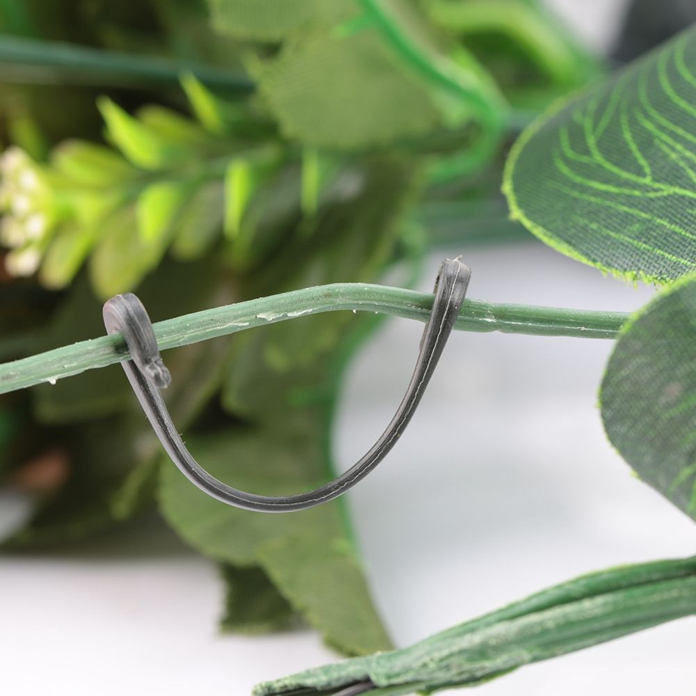100Pcs Grape Grafting Clips Garden Plant Vegetable Vine Fixing Clamp Black view 12