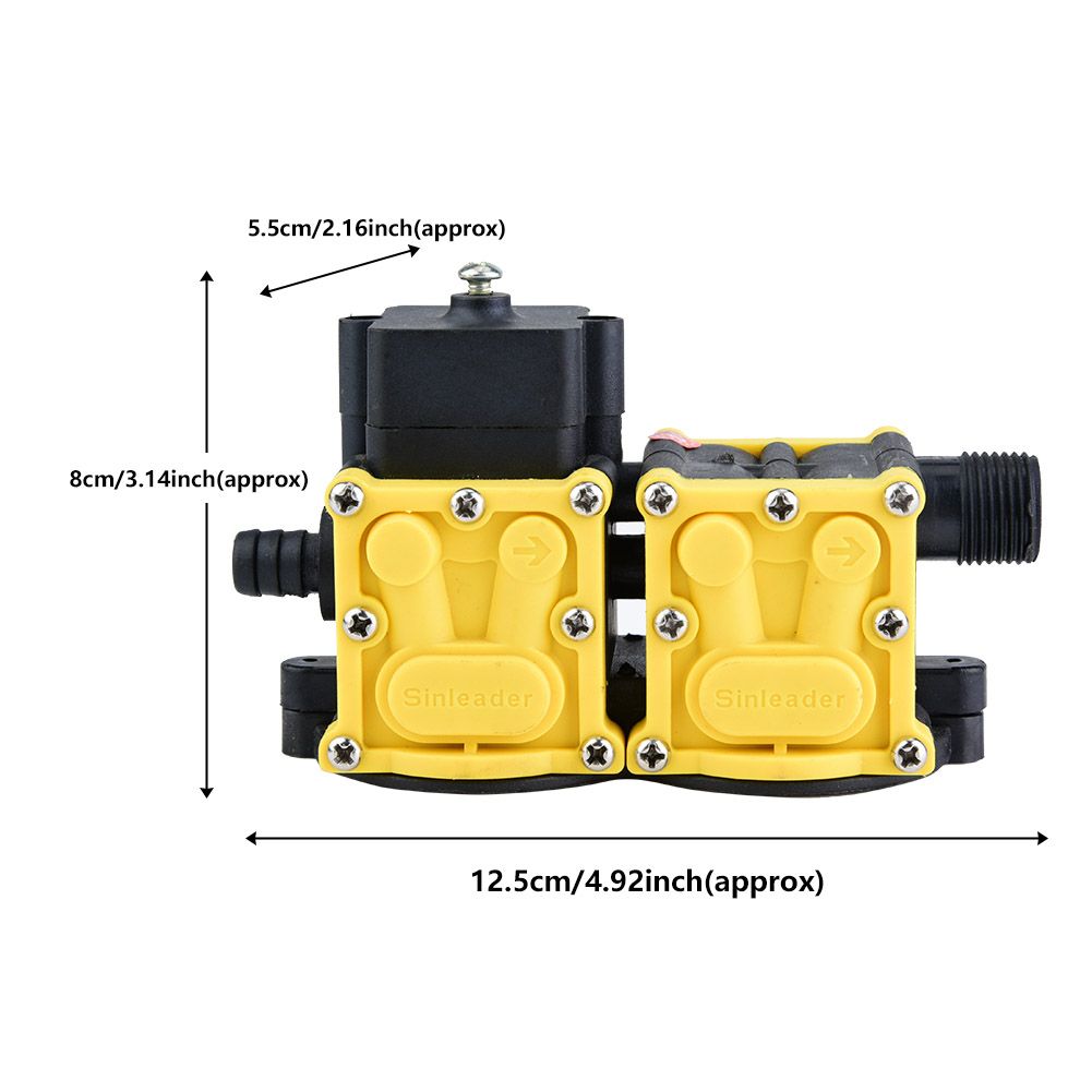 Diaphragm pump head accessories 12V double core electric sprayer motor view 7