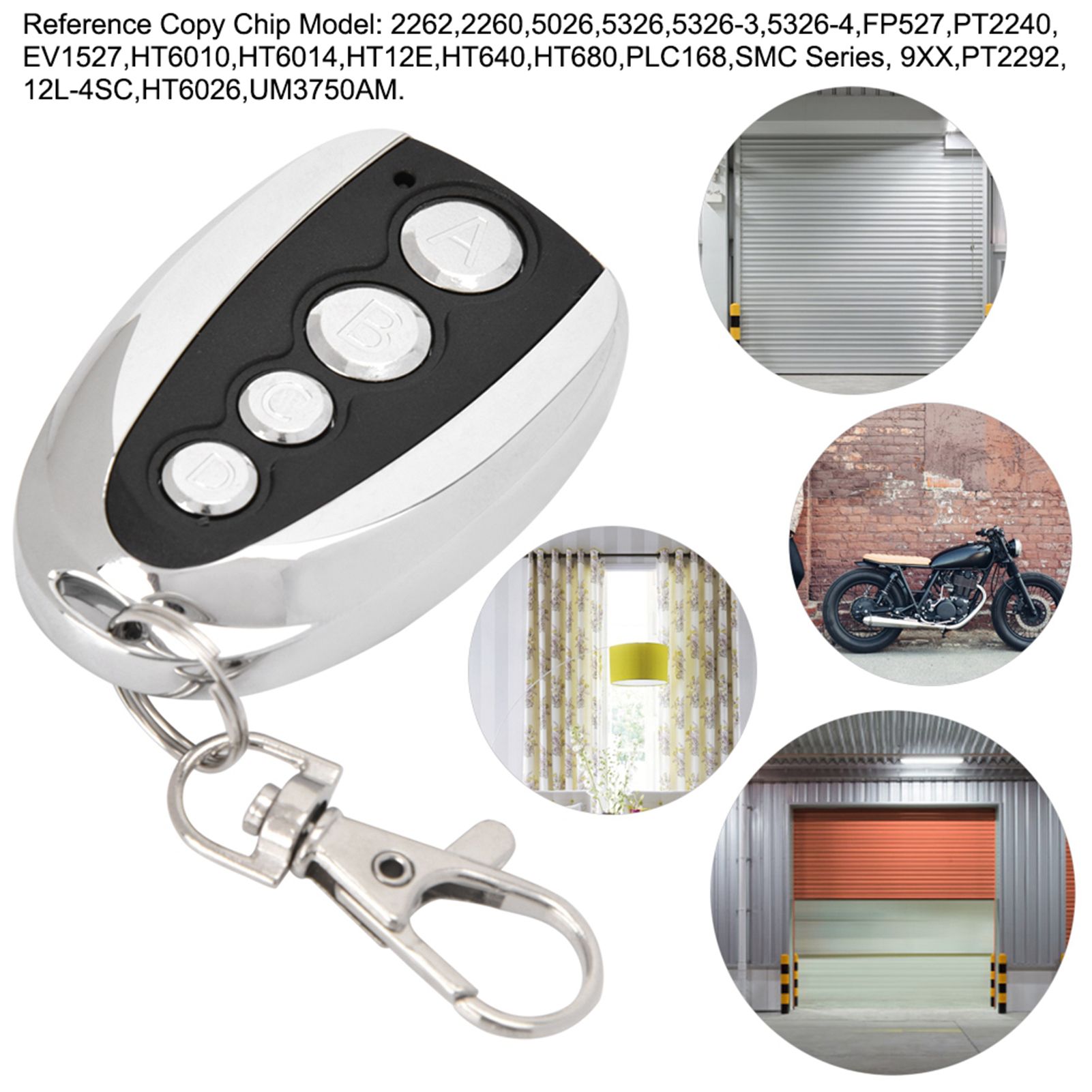 433MHZ Universal Duplicator Copy Wireless Remote Control for Electric Garage view 6