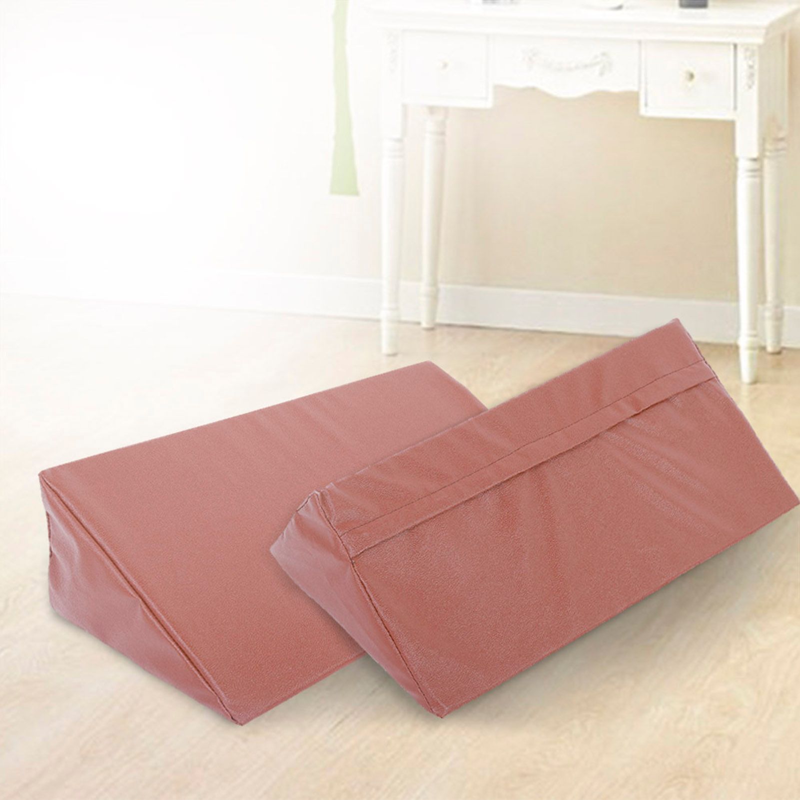 Bed Wedge Pillow Leg Elevation Back Lumbar Support Cushions Waterproof PU