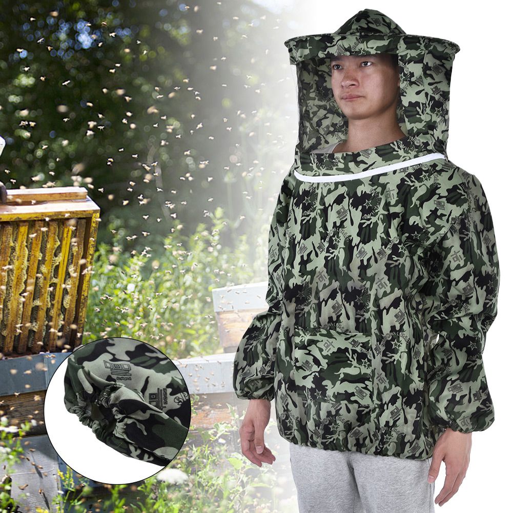 Professional Breathable Beekeeping Protective Upper Garment Coat Jacket Suit view 5