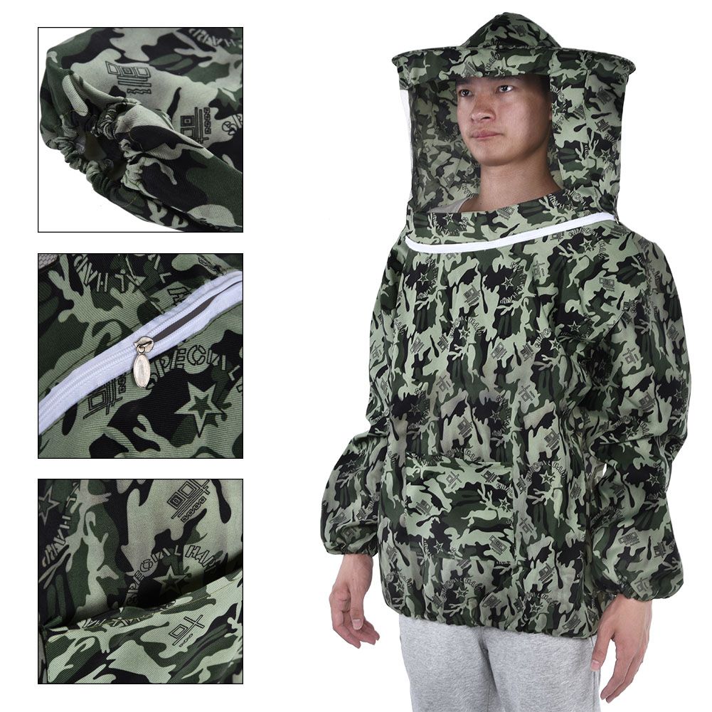 Professional Breathable Beekeeping Protective Upper Garment Coat Jacket Suit view 6