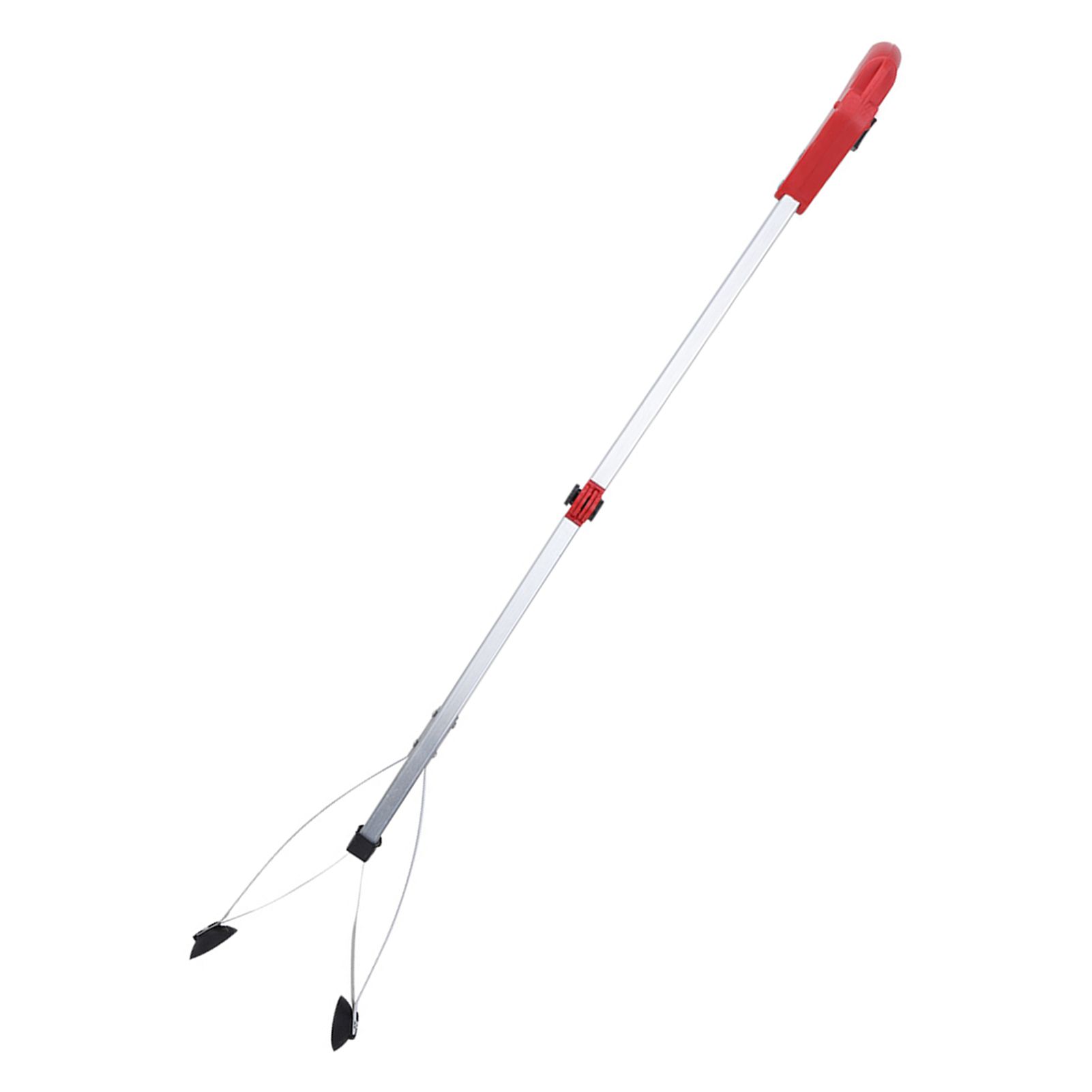 Garbage Picker Folding Trash Grabber for Garden Leaves Waste Pick Up(Red handle) view 4