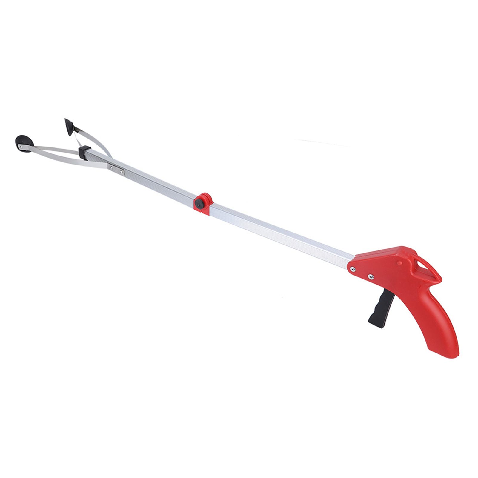 Garbage Picker Folding Trash Grabber for Garden Leaves Waste Pick Up(Red handle) view 6