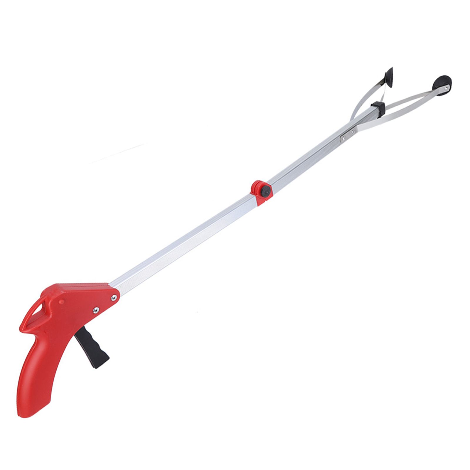 Garbage Picker Folding Trash Grabber for Garden Leaves Waste Pick Up(Red handle) view 10