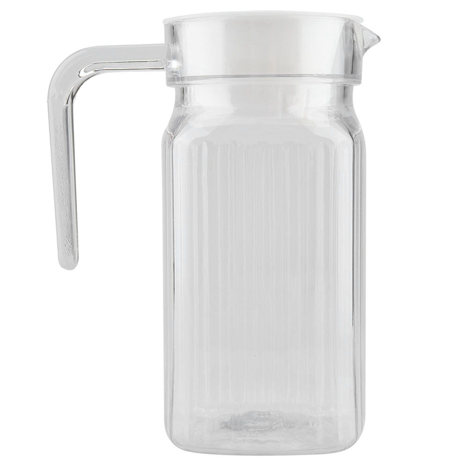 500ml Acrylic Transparent Juice Bottle Striped Water Ice Cold Juice Jug with view 2