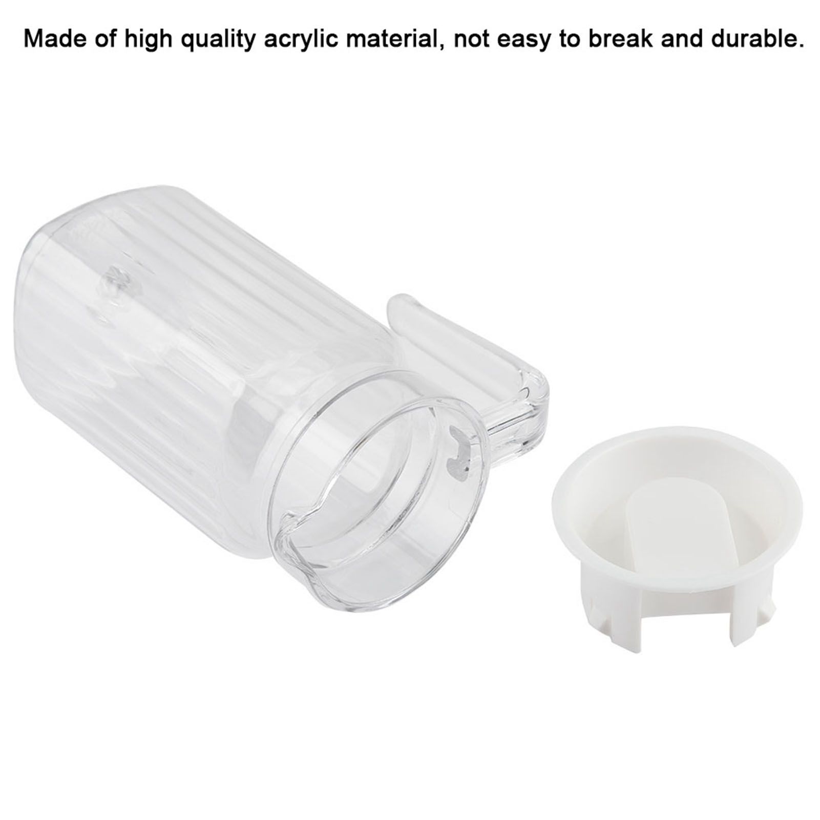 500ml Acrylic Transparent Juice Bottle Striped Water Ice Cold Juice Jug with view 6