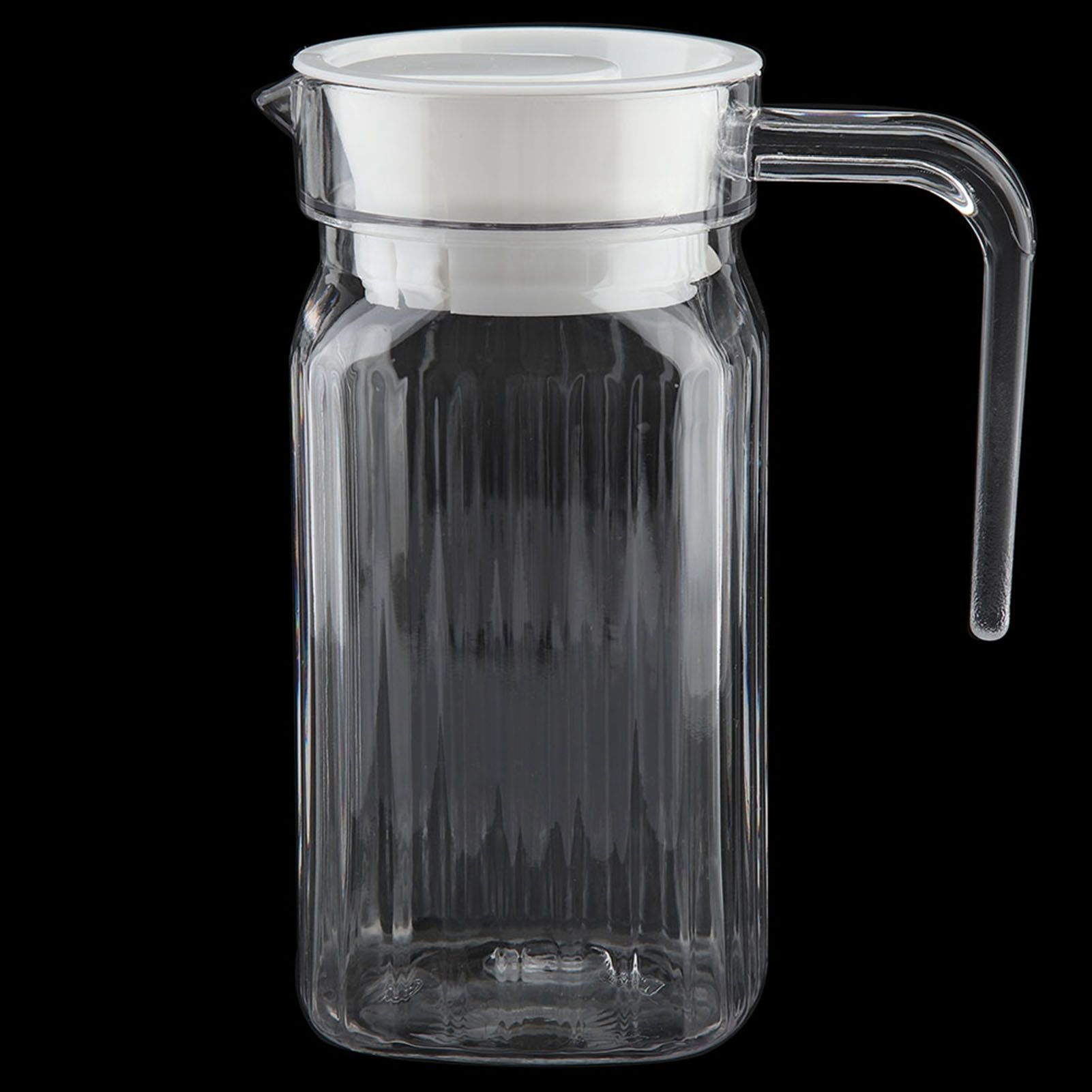500ml Acrylic Transparent Juice Bottle Striped Water Ice Cold Juice Jug with view 8