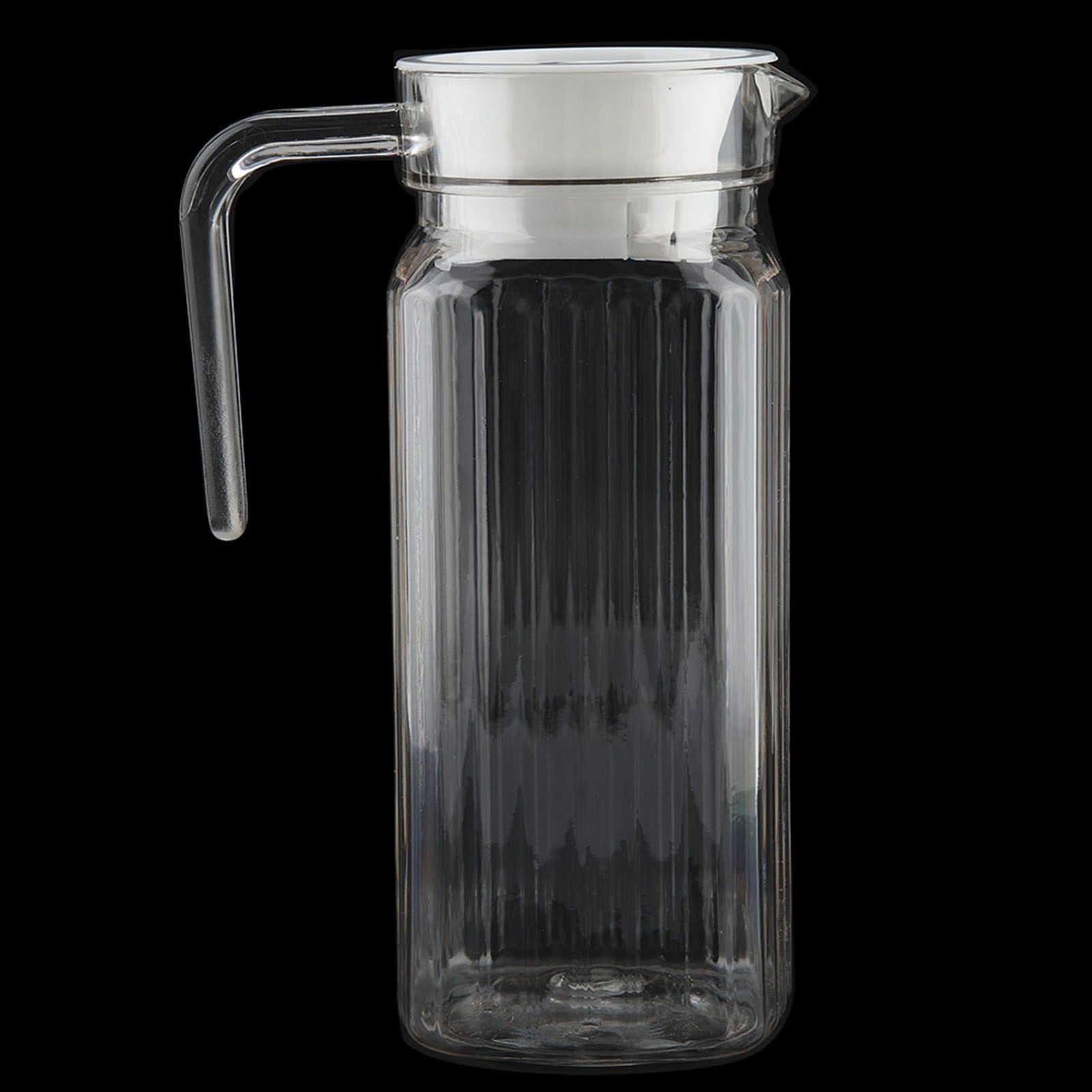800ml Acrylic Transparent Juice Bottle Striped Water Ice Cold Juice Jug with view 6