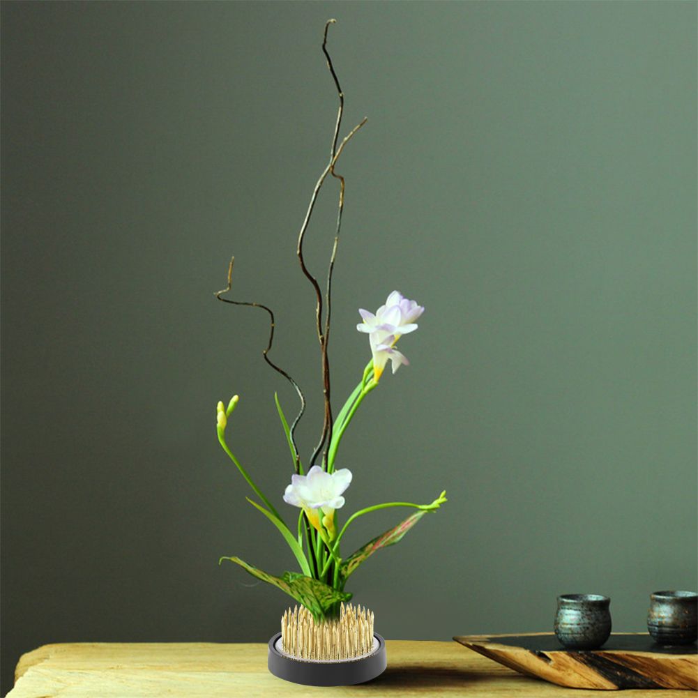 Round Flower Arrangement Pin Ikebana Kenzan Flower Decoration Fixed Arranging view 4