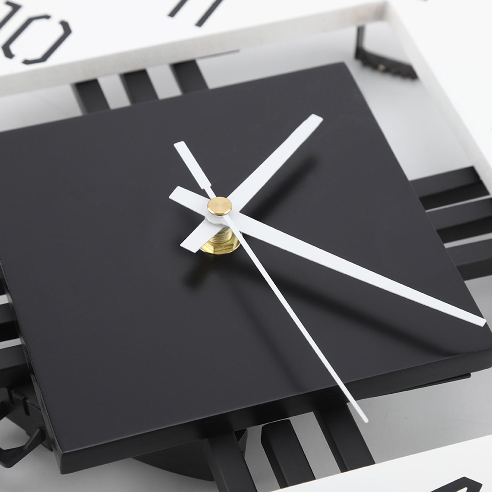Modern Wall Mounted Clock Pendulum Hanging Clock Home Office Decor view 10
