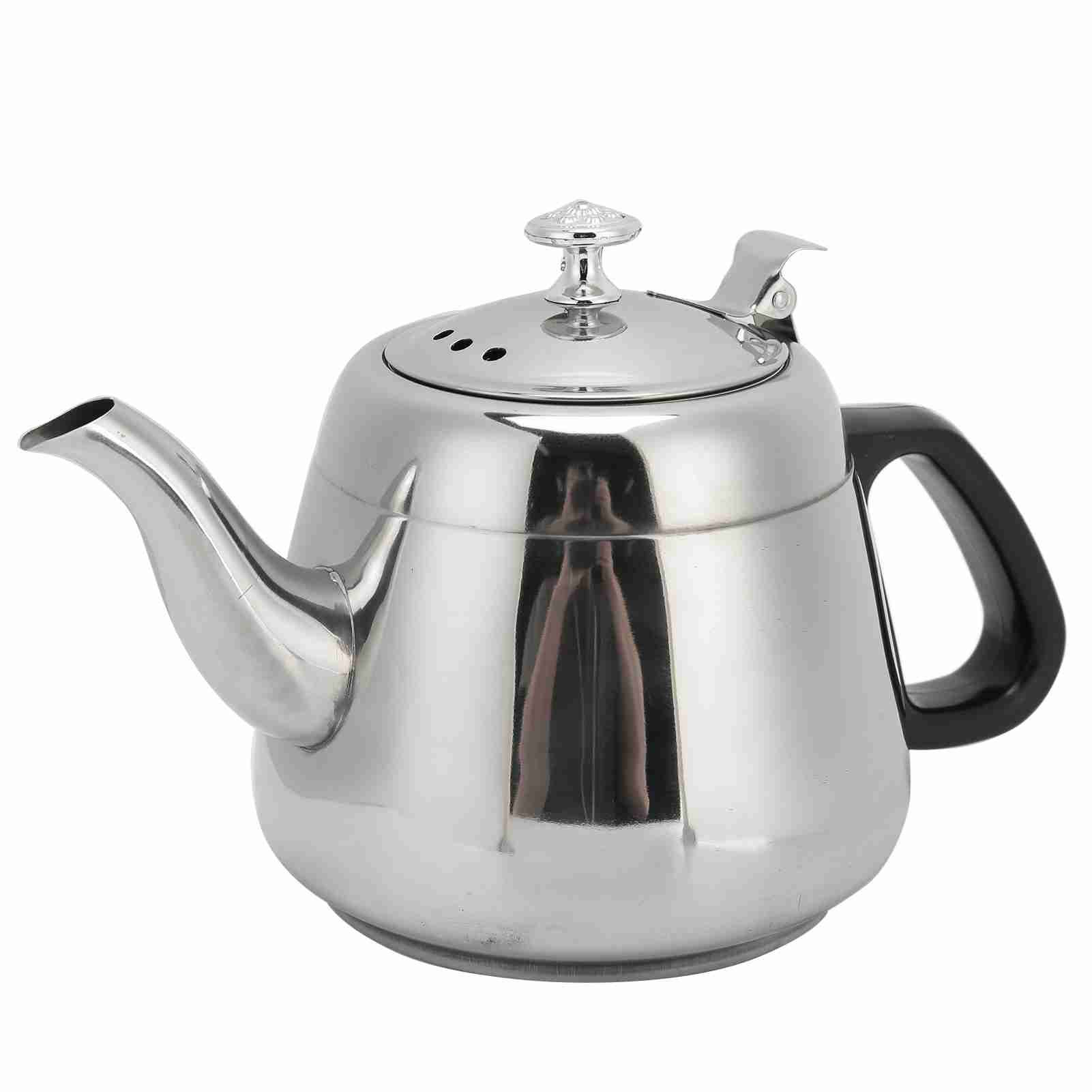 1.5l Stainless Steel StovE Top Teapot Coffee Pot Teaware Hot Water Kettle with view 3