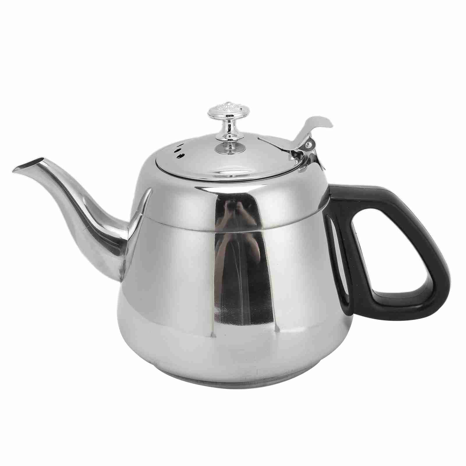 1.5l Stainless Steel StovE Top Teapot Coffee Pot Teaware Hot Water Kettle with view 4