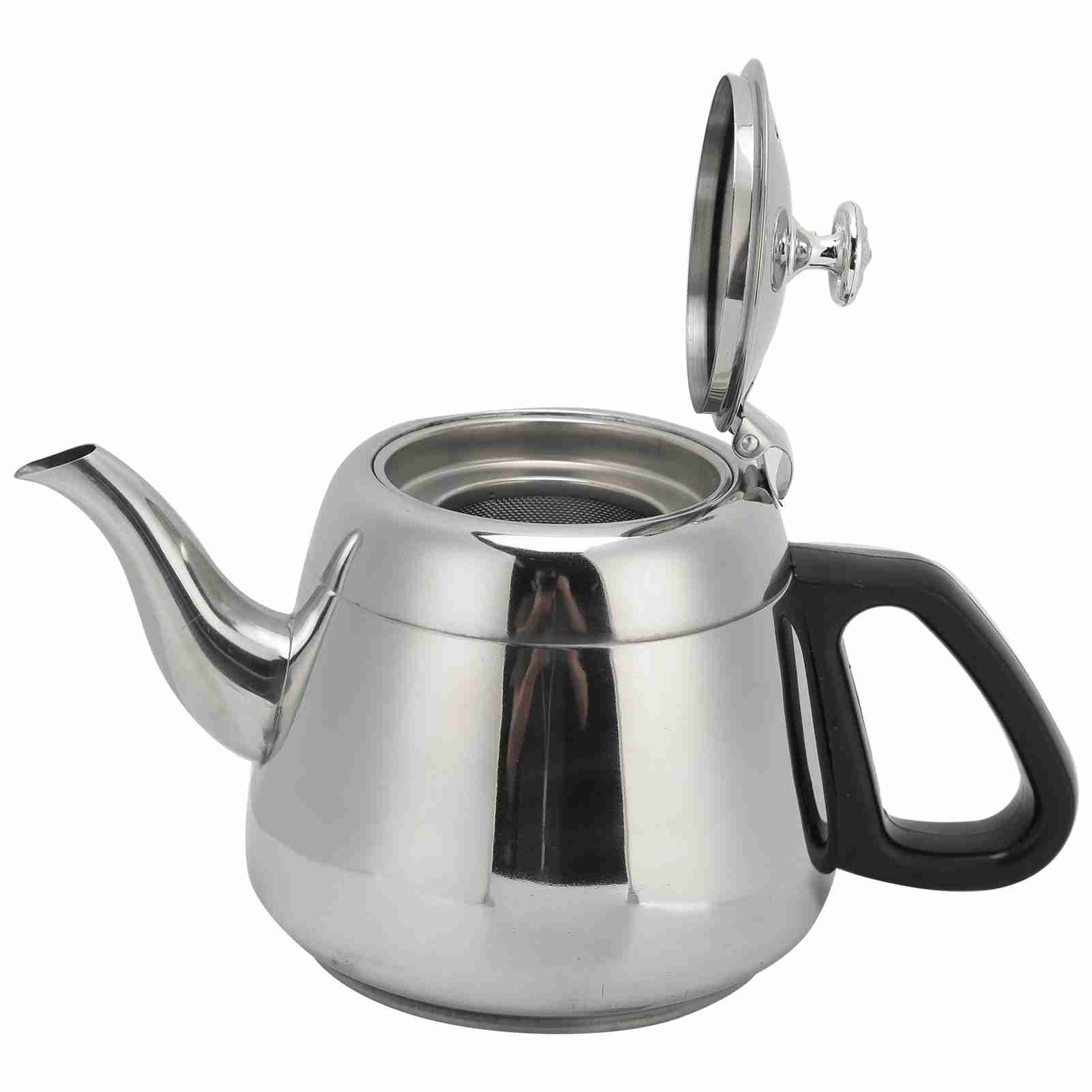 1.5l Stainless Steel StovE Top Teapot Coffee Pot Teaware Hot Water Kettle with view 5