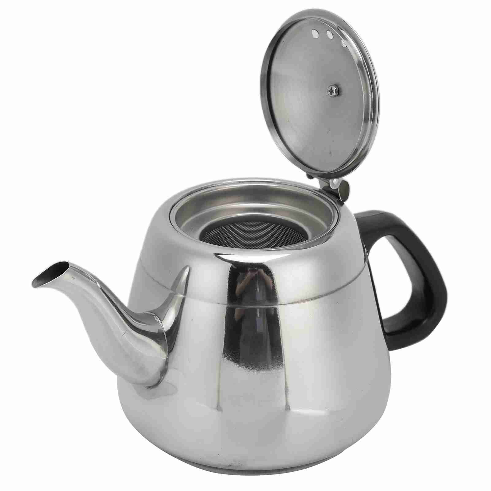 1.5l Stainless Steel StovE Top Teapot Coffee Pot Teaware Hot Water Kettle with view 6