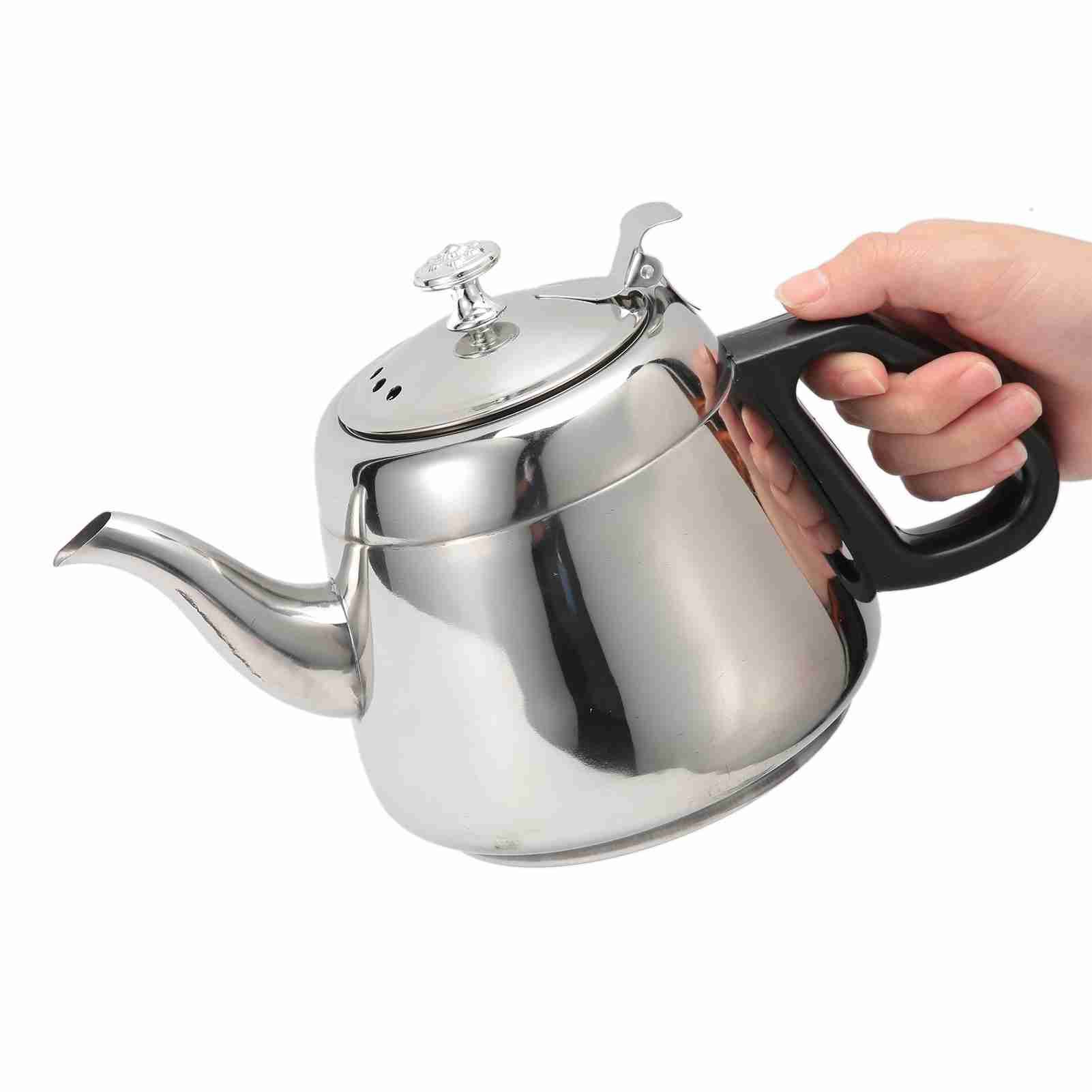 1.5l Stainless Steel StovE Top Teapot Coffee Pot Teaware Hot Water Kettle with view 7
