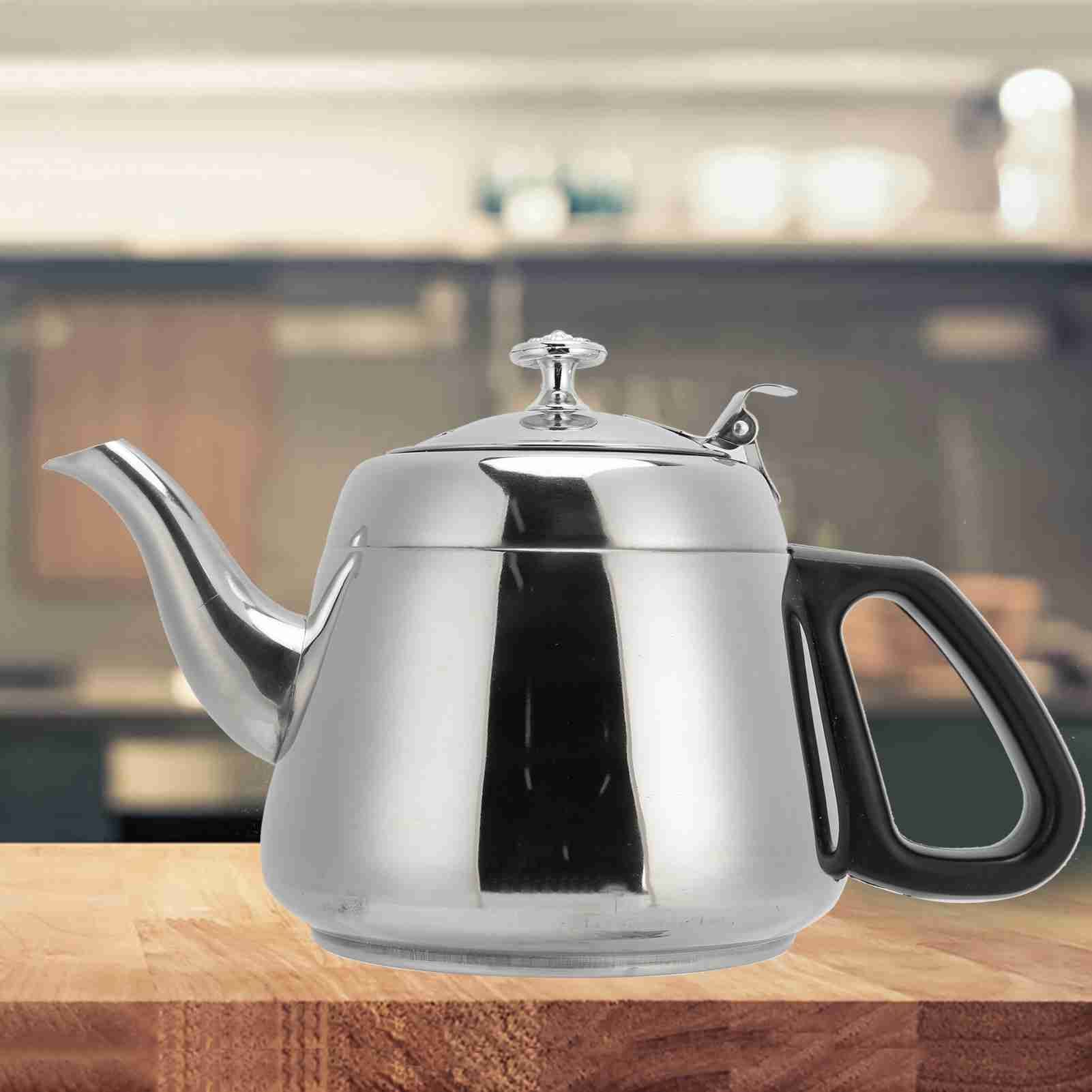 1.5l Stainless Steel StovE Top Teapot Coffee Pot Teaware Hot Water Kettle with view 10