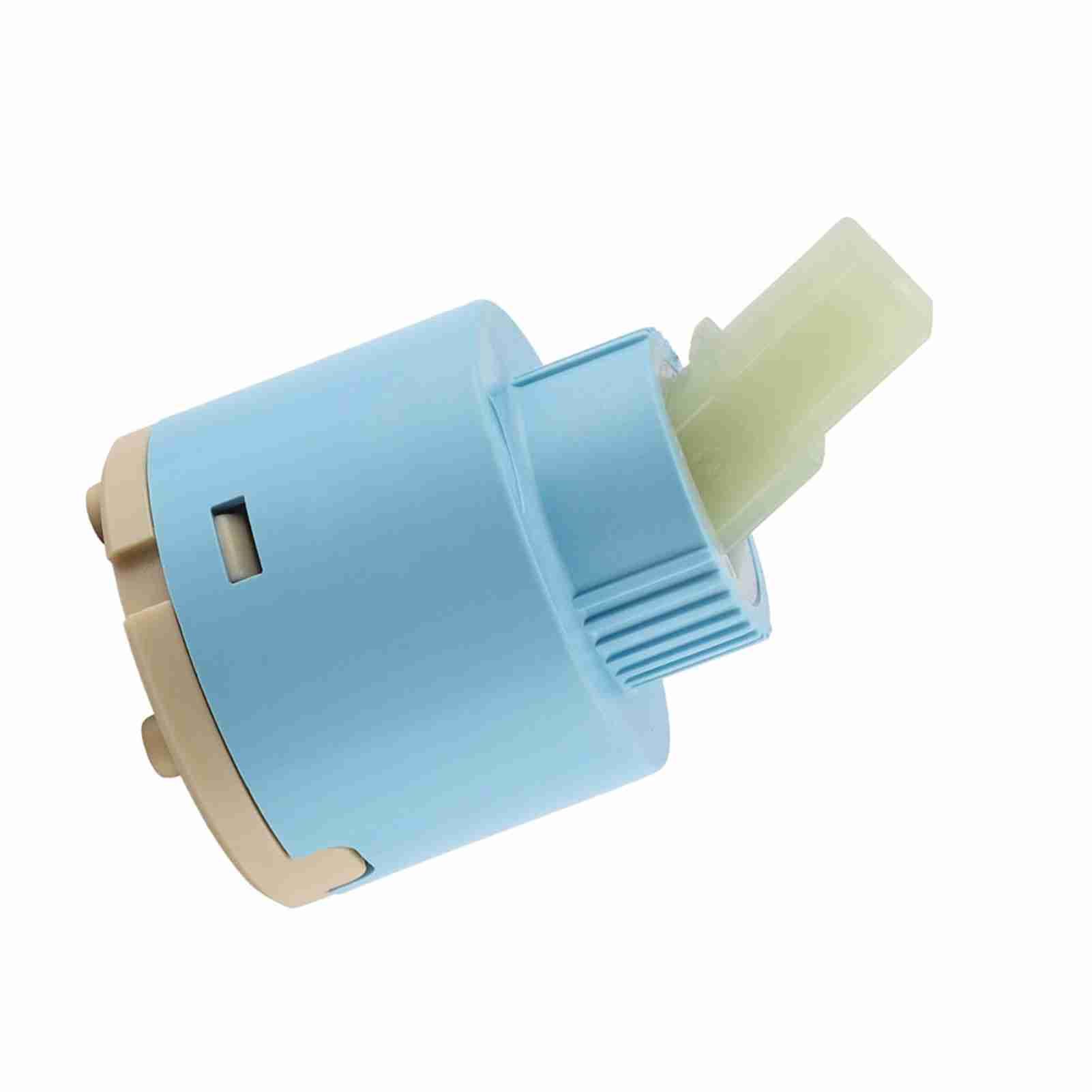 40mm Ceramic Cartridge Water Mixer Tap Inner Control Faucet Valve ABS Blue