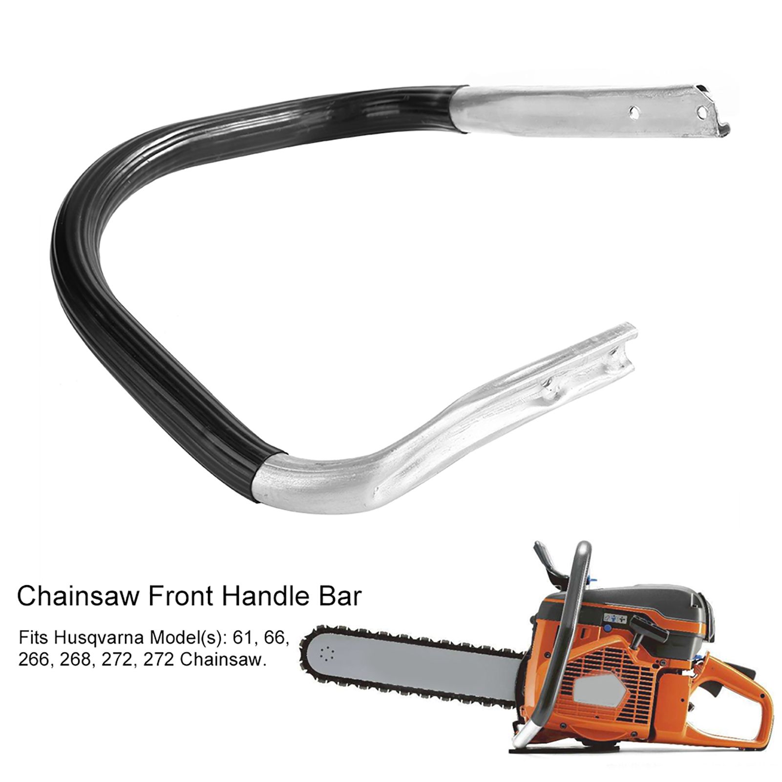 1Pc Top Handlebar Front Handle Bar for HUSQVARNA 272 268 266 61 Chainsaw view 6