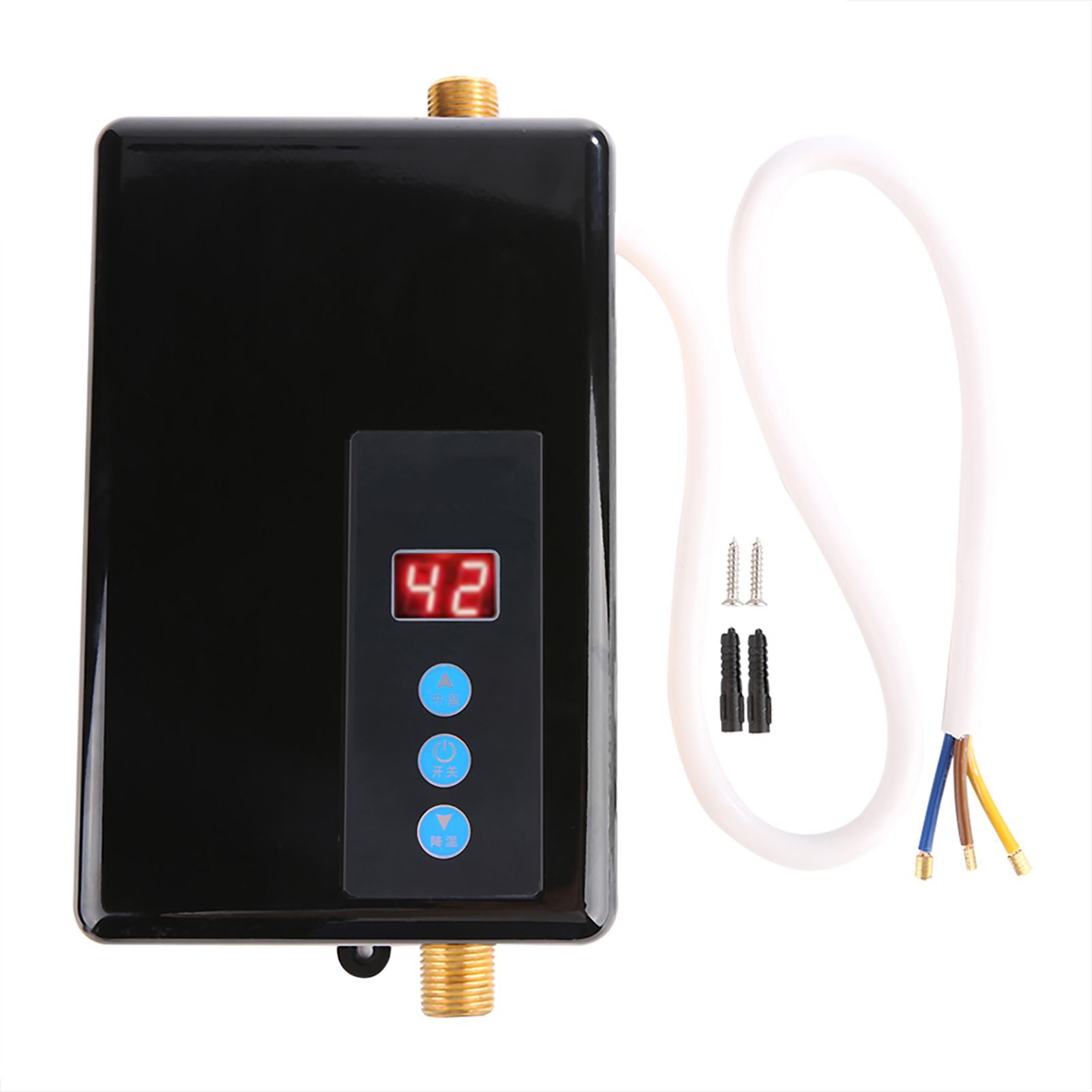 220V 5.5KW Mini Instant Electric Water Heater Tankless Shower Hot Water System view 2