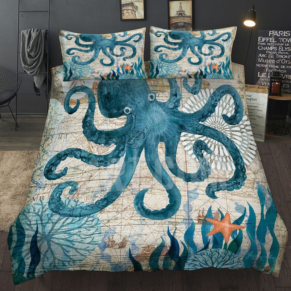 3 Pcs / Set Modern Style 100% Polyester Bedding Set Pillowcase Duvet Cover view 8