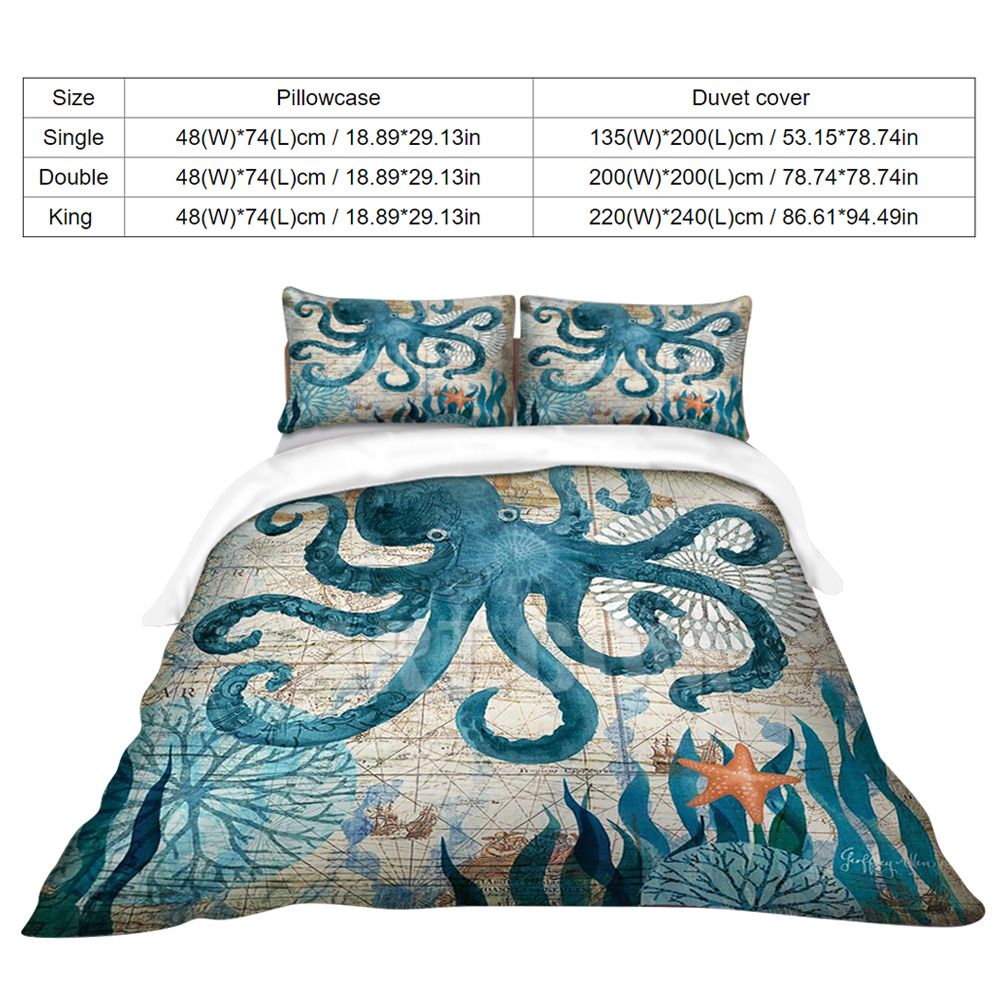 3 Pcs / Set Modern Style 100% Polyester Bedding Set Pillowcase Duvet Cover view 10
