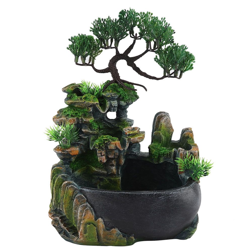 Mini Waterfall Desktop Fountain Zen Meditation Waterfall