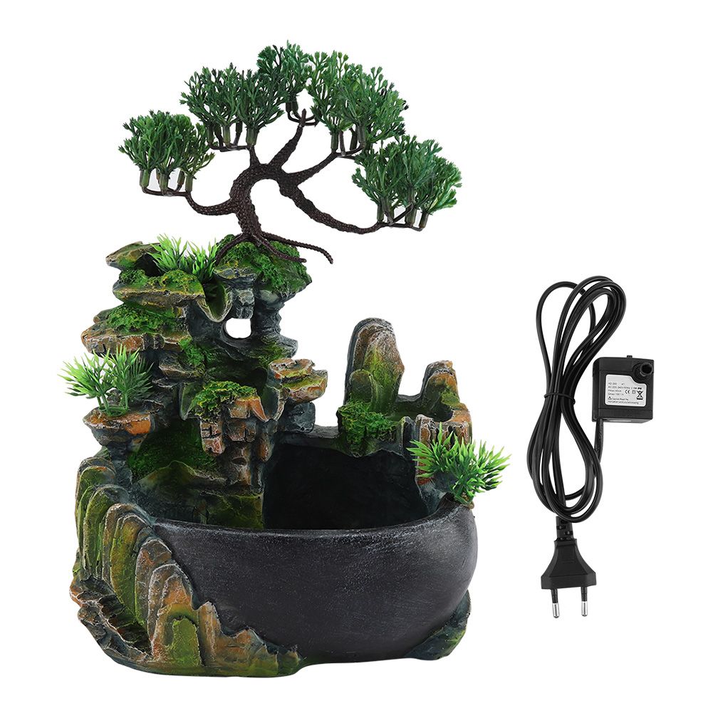 Mini Waterfall Desktop Fountain Zen Meditation Waterfall view 2
