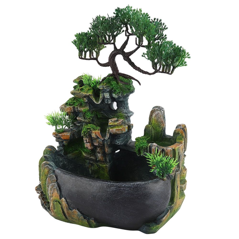 Mini Waterfall Desktop Fountain Zen Meditation Waterfall view 3