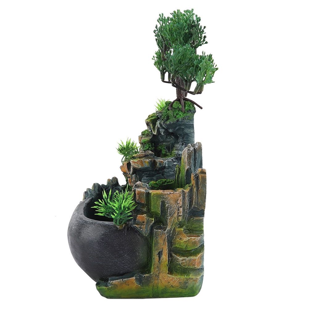 Mini Waterfall Desktop Fountain Zen Meditation Waterfall view 7