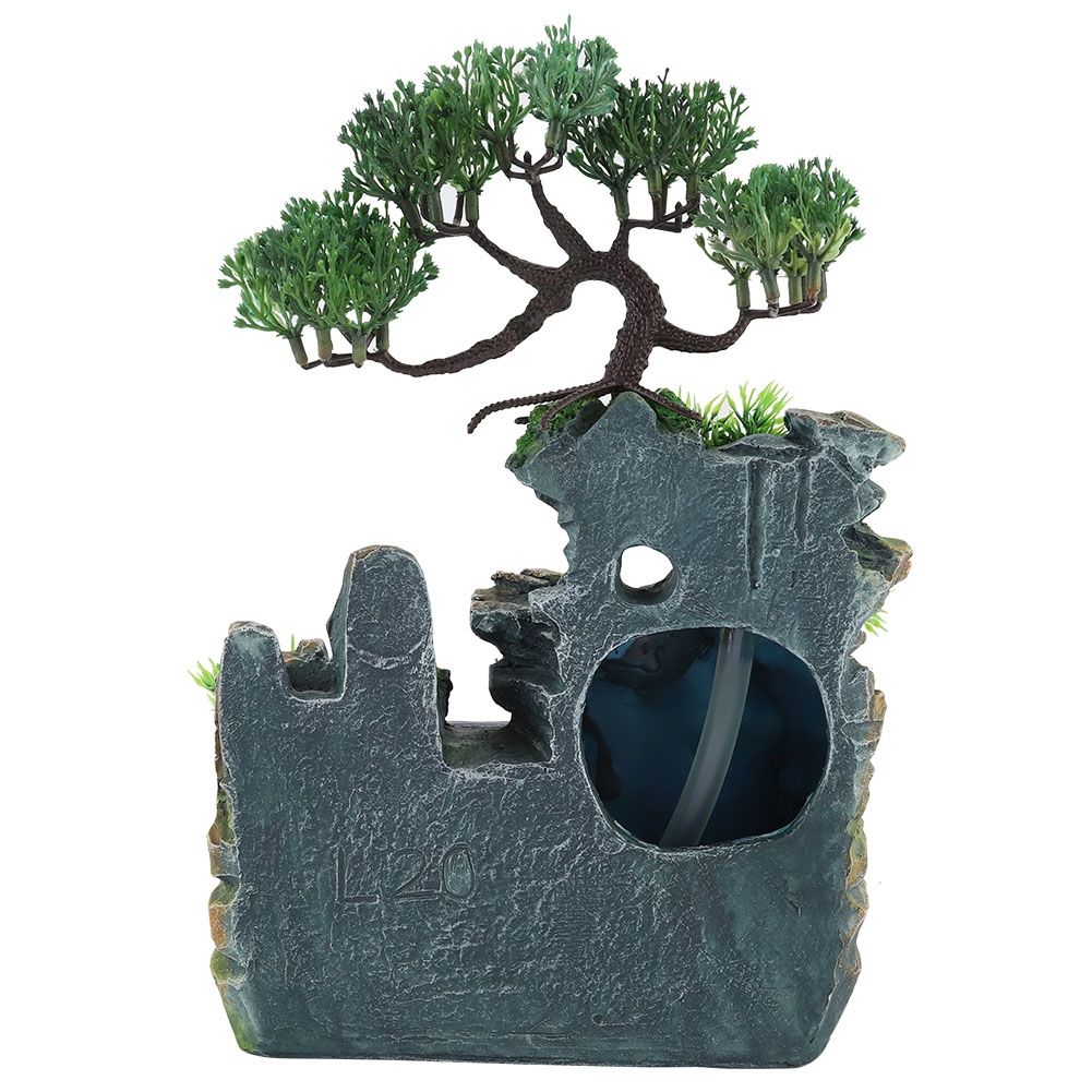 Mini Waterfall Desktop Fountain Zen Meditation Waterfall view 8