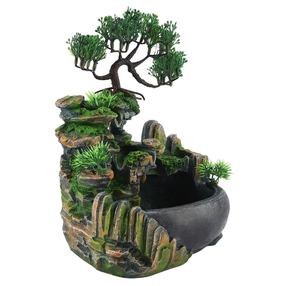 Mini Waterfall Desktop Fountain Zen Meditation Waterfall view 9