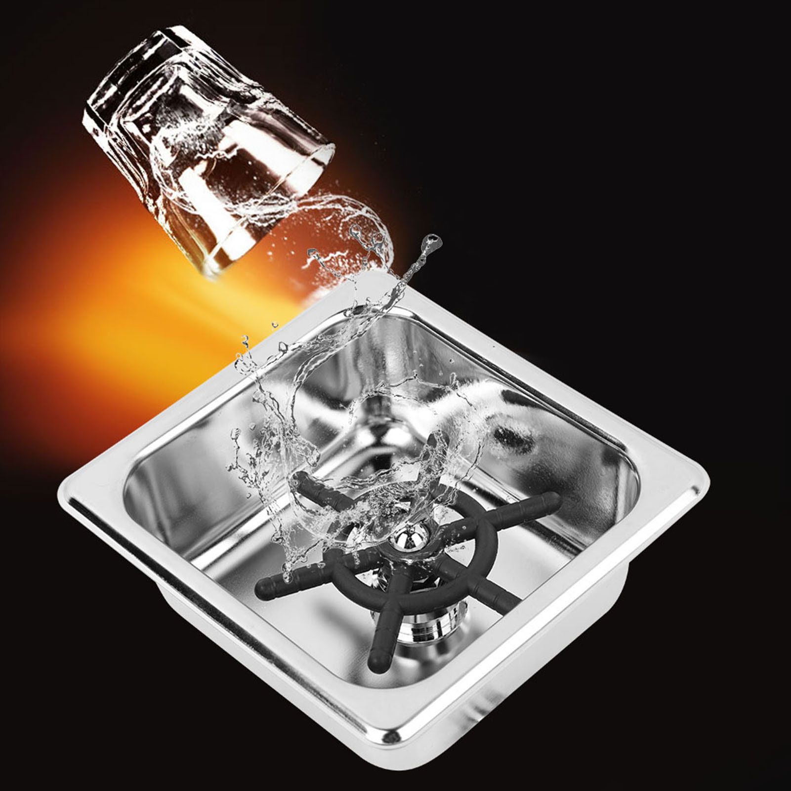 Automatic Stainless Steel Cup Washer Cleaner Glass Rinser for Hotel Bar Coffee view 12