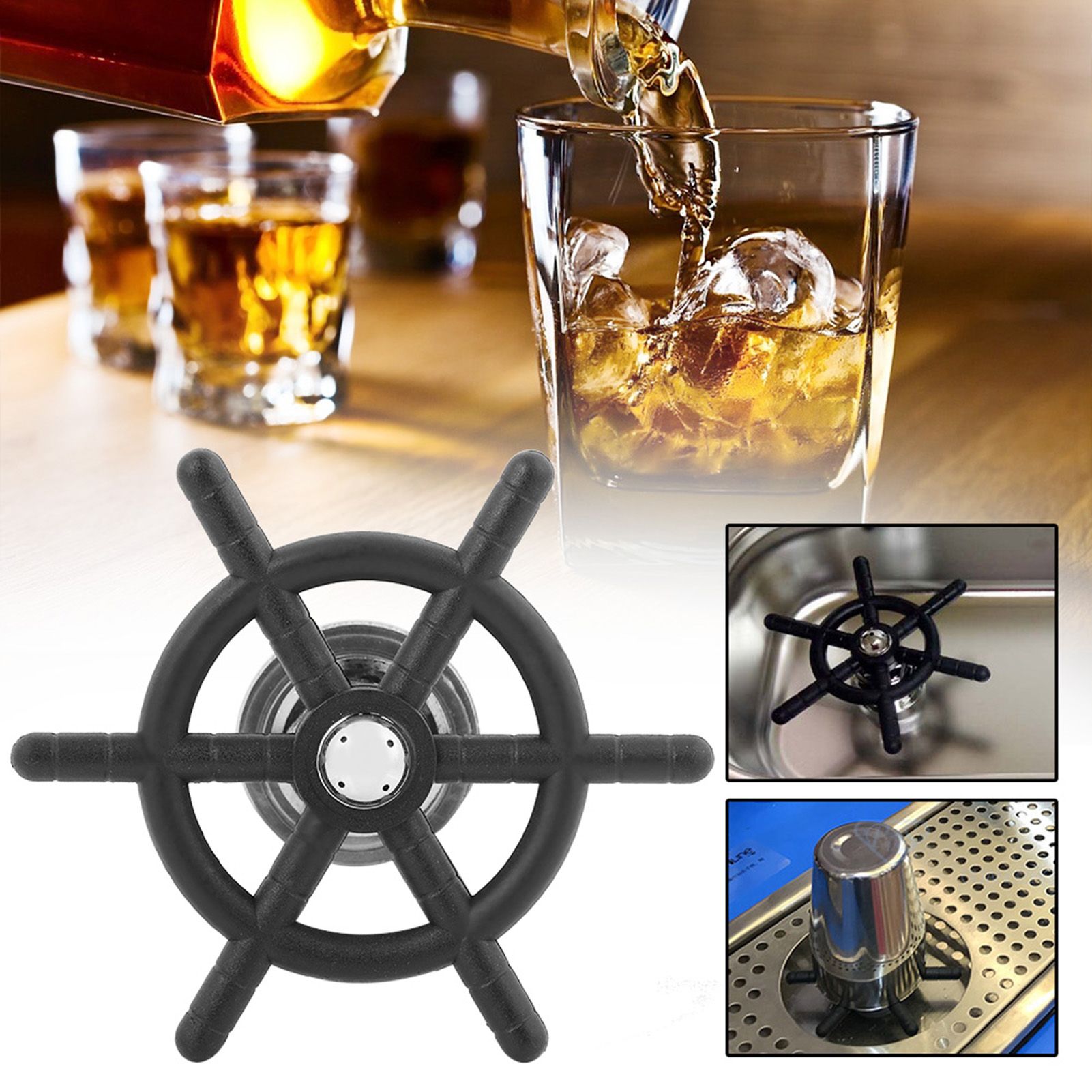 Stainless Steel Bar Glass Rinser Faucet Head Rinser for Beer Glass Coffee Cup view 4