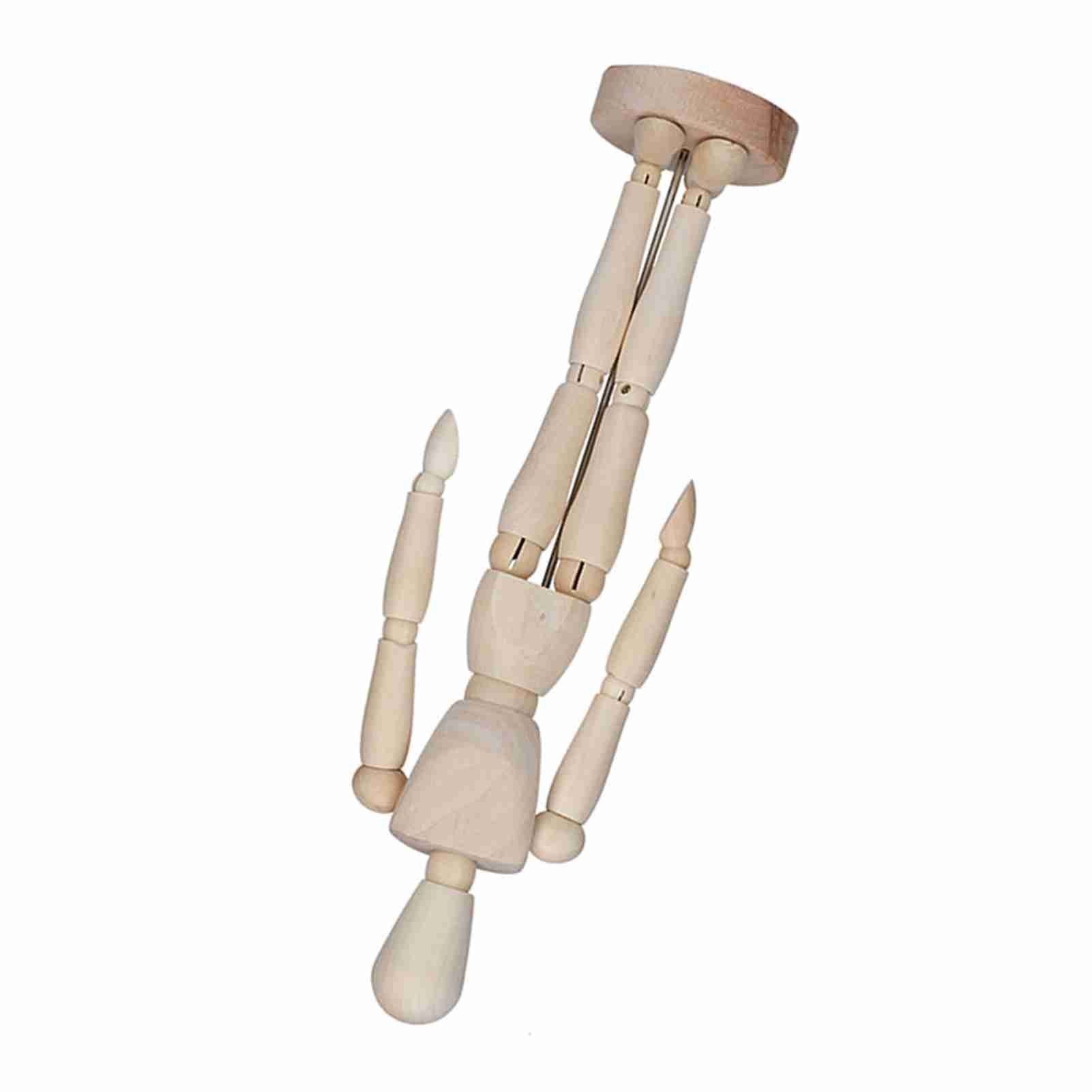 Wood Artist Drawing Manikin Articulated Mannequin With Base And Flexible Body view 5