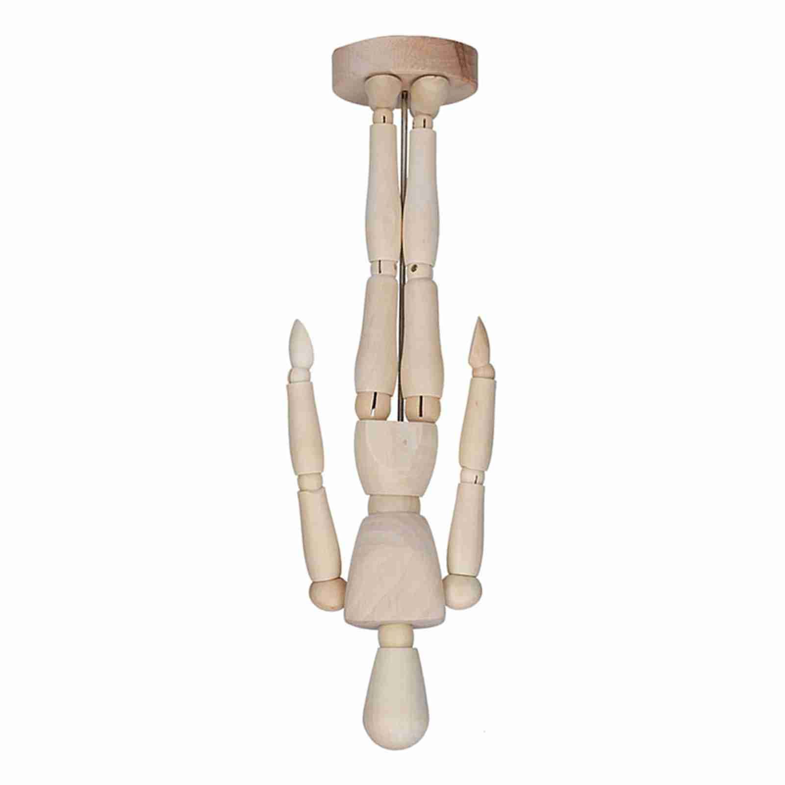 Wood Artist Drawing Manikin Articulated Mannequin With Base And Flexible Body view 6