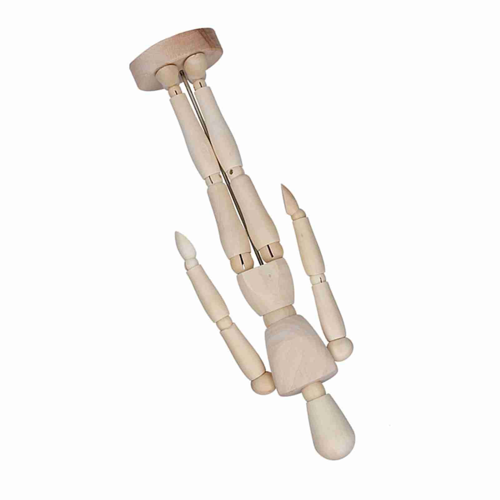 Wood Artist Drawing Manikin Articulated Mannequin With Base And Flexible Body view 7