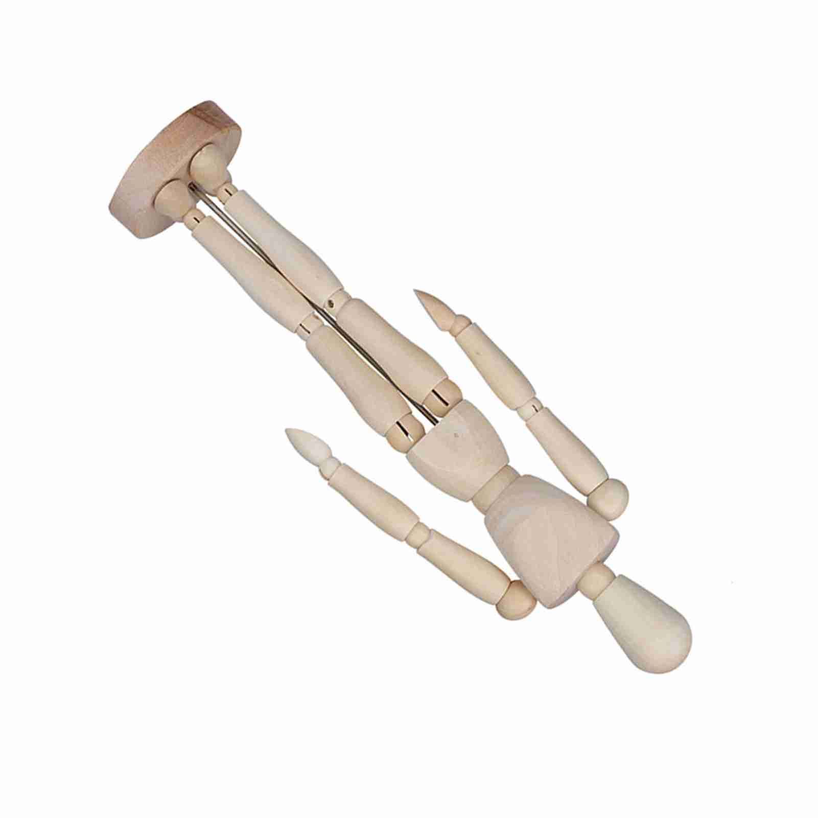 Wood Artist Drawing Manikin Articulated Mannequin With Base And Flexible Body view 8