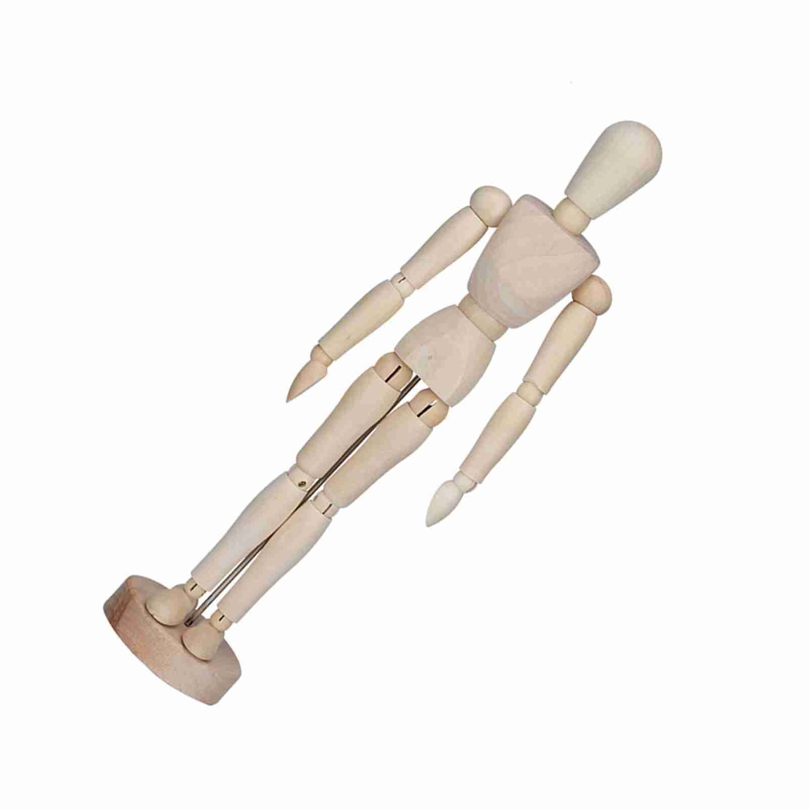 Wood Artist Drawing Manikin Articulated Mannequin With Base And Flexible Body view 9