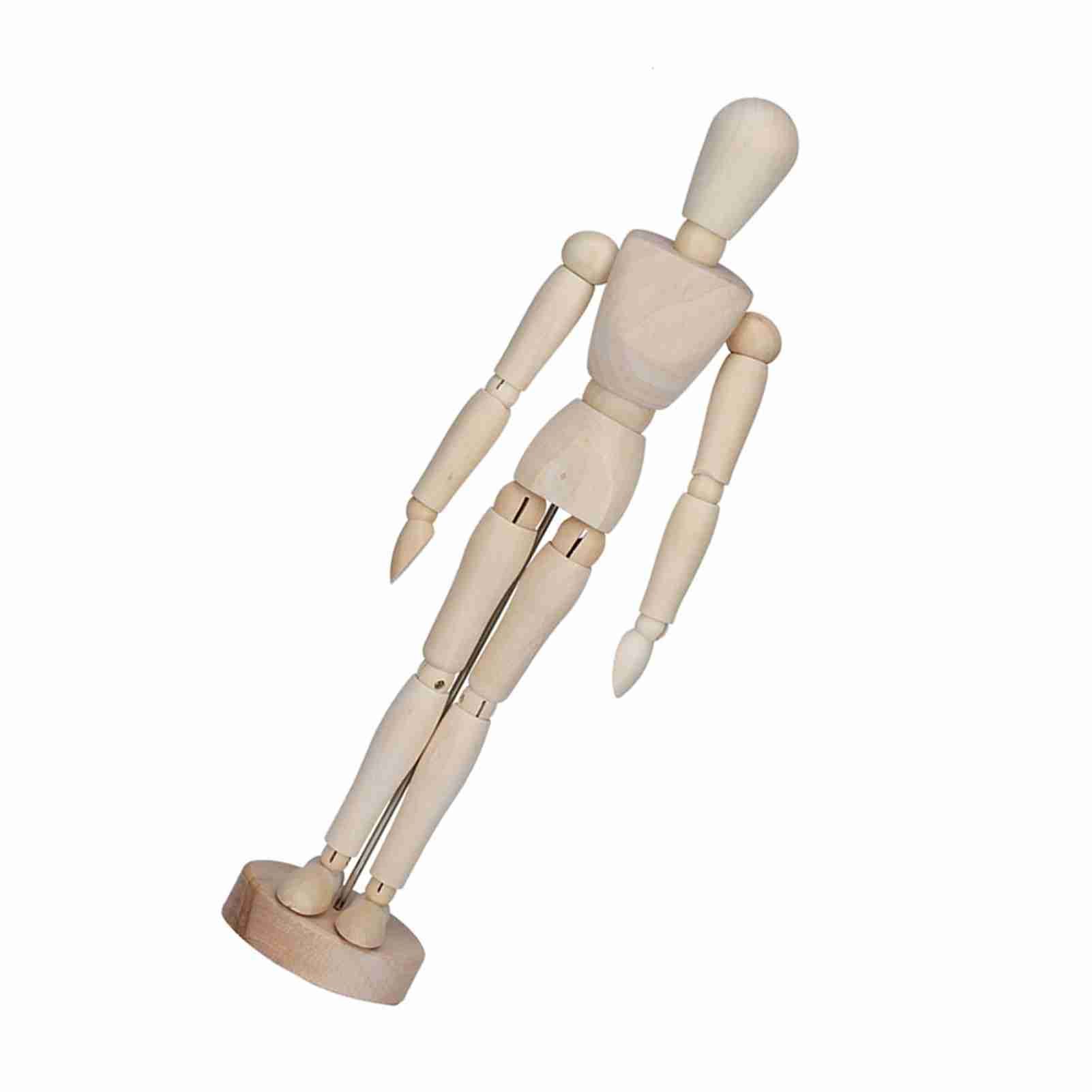 Wood Artist Drawing Manikin Articulated Mannequin With Base And Flexible Body view 10