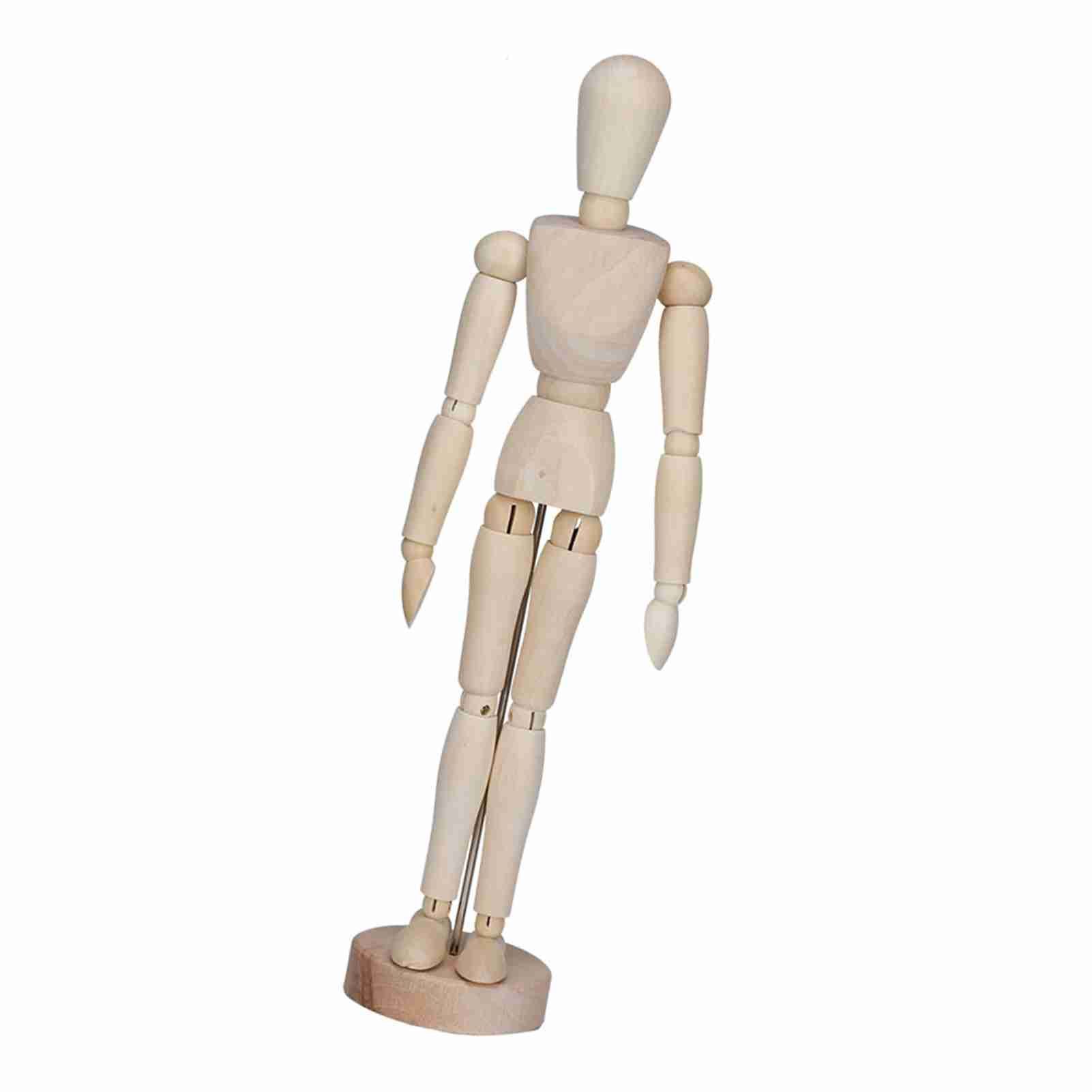 Wood Artist Drawing Manikin Articulated Mannequin With Base And Flexible Body view 11