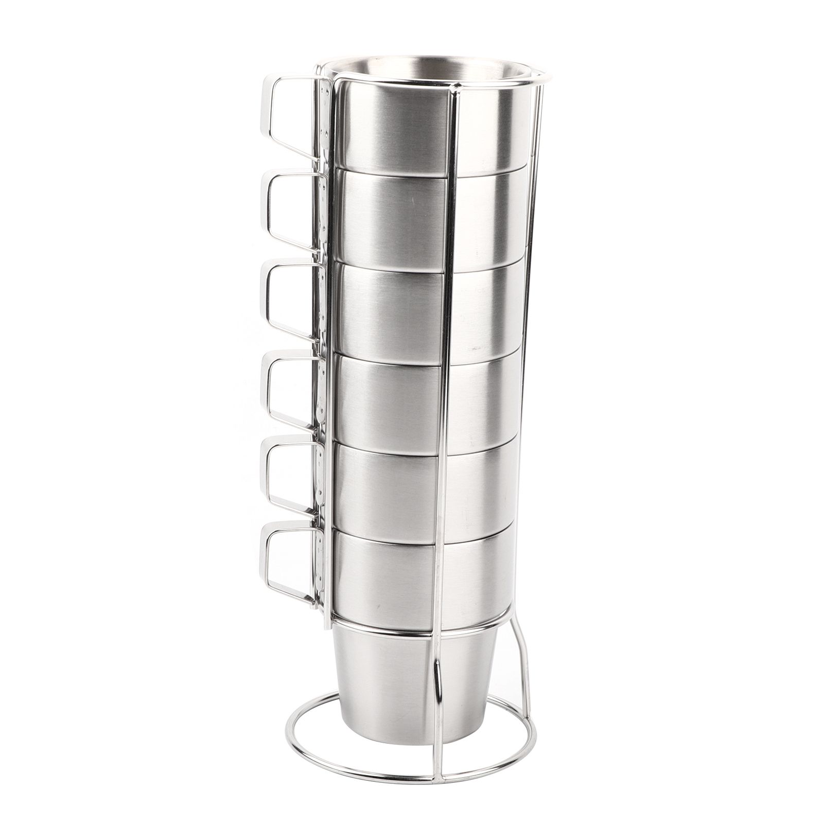 Stainless Steel Cups Water Beer Coffee Drinking Cup with Grip Handle view 2