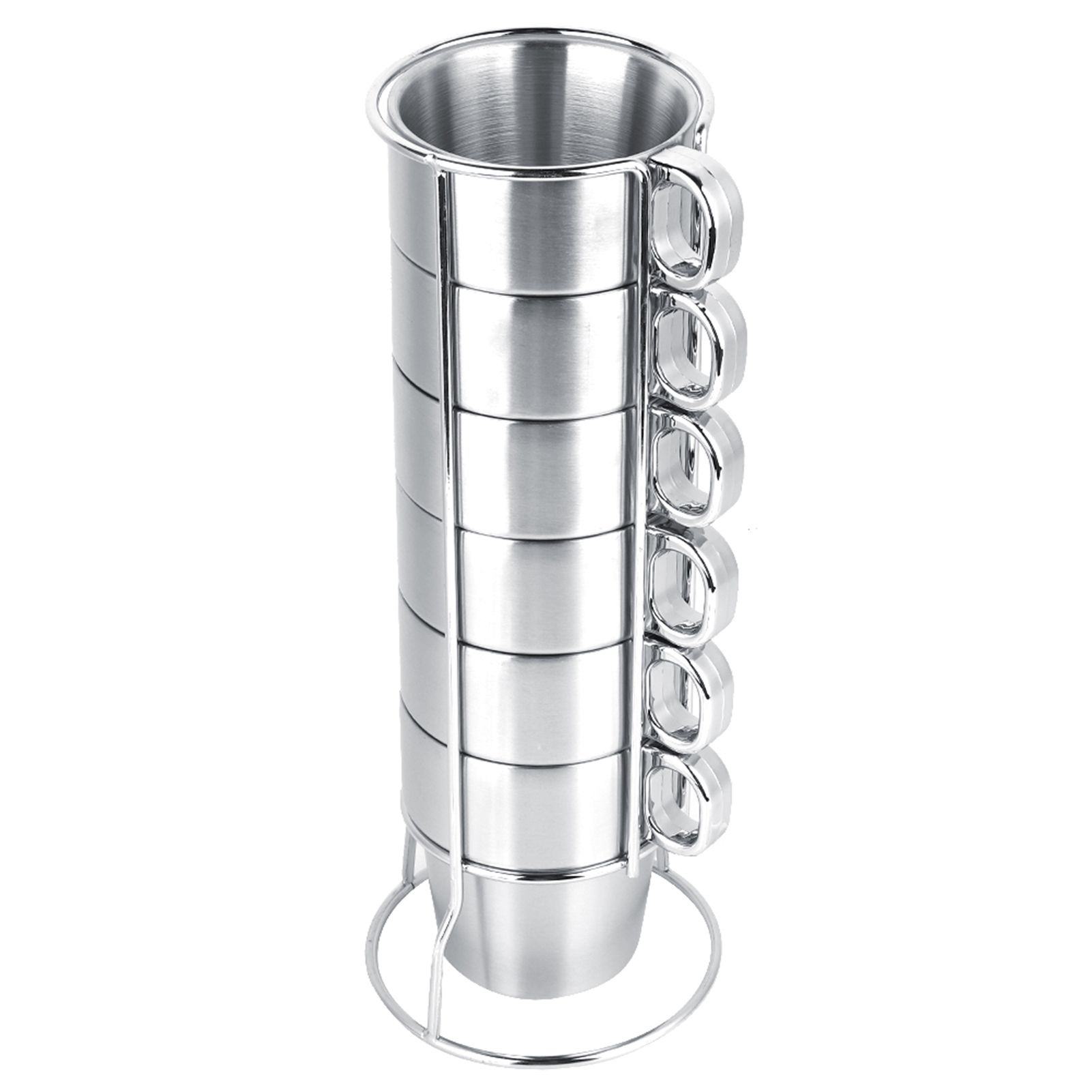 Stainless Steel Cups Water Beer Coffee Drinking Cup with Grip Handle view 4