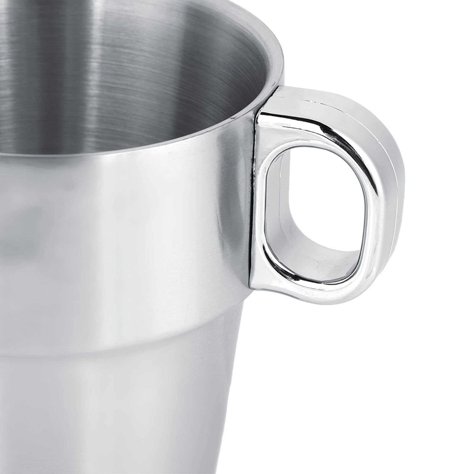 Stainless Steel Cups Water Beer Coffee Drinking Cup with Grip Handle view 12