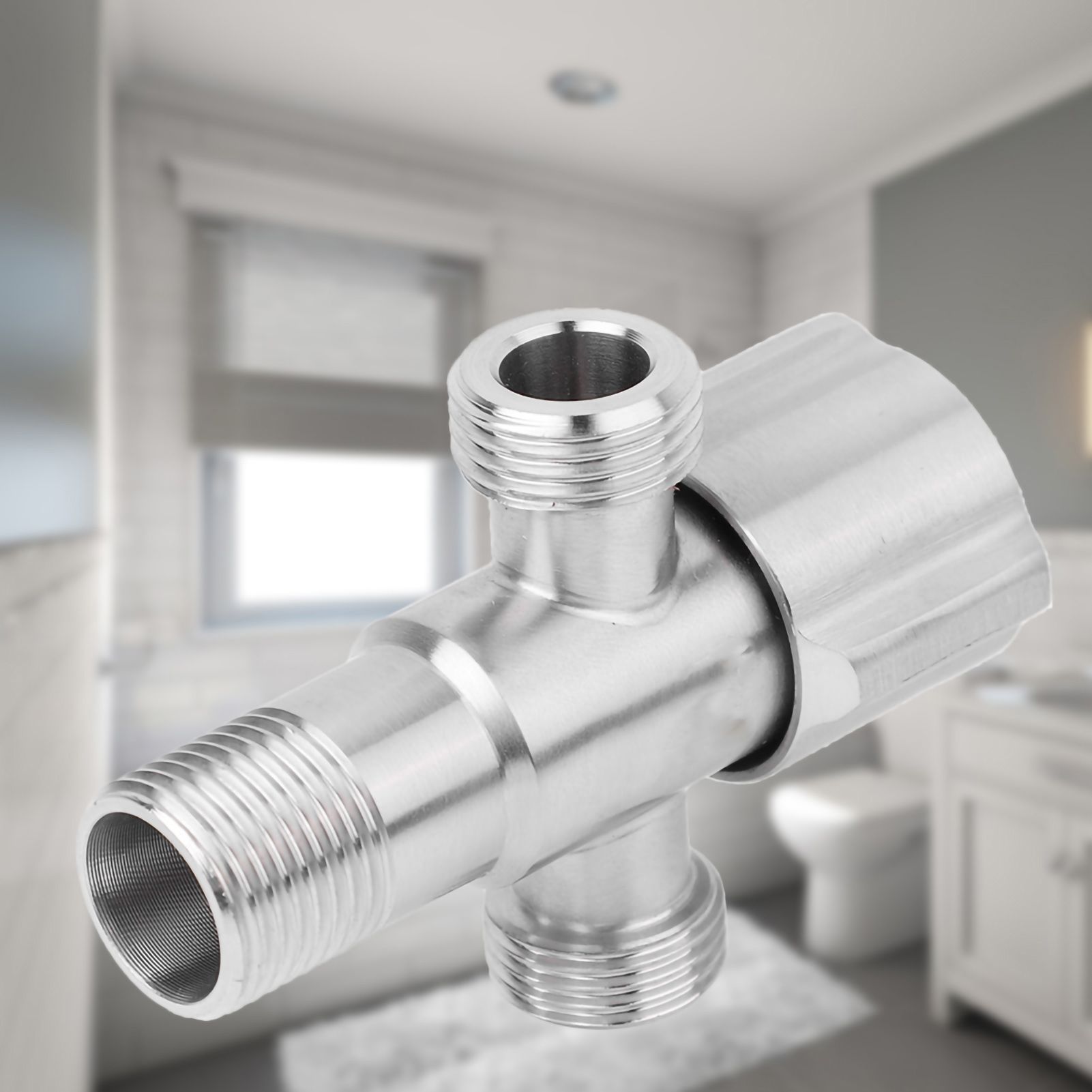 G1/2" Stainless Steel Bathroom Kitchen Faucet Angle Valve Water Stop Valve 1 view 12