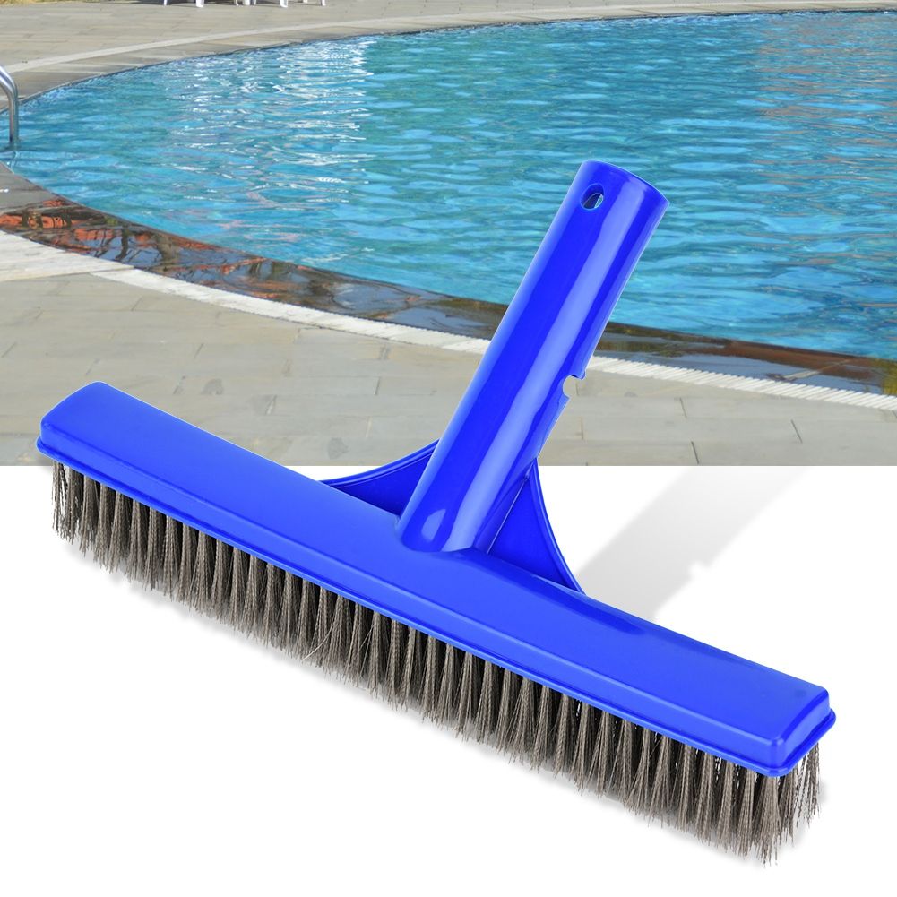 1Pc Swimming Pool Wall Brush with Steel Wire Bristles for Spa Pond Cleaning view 3