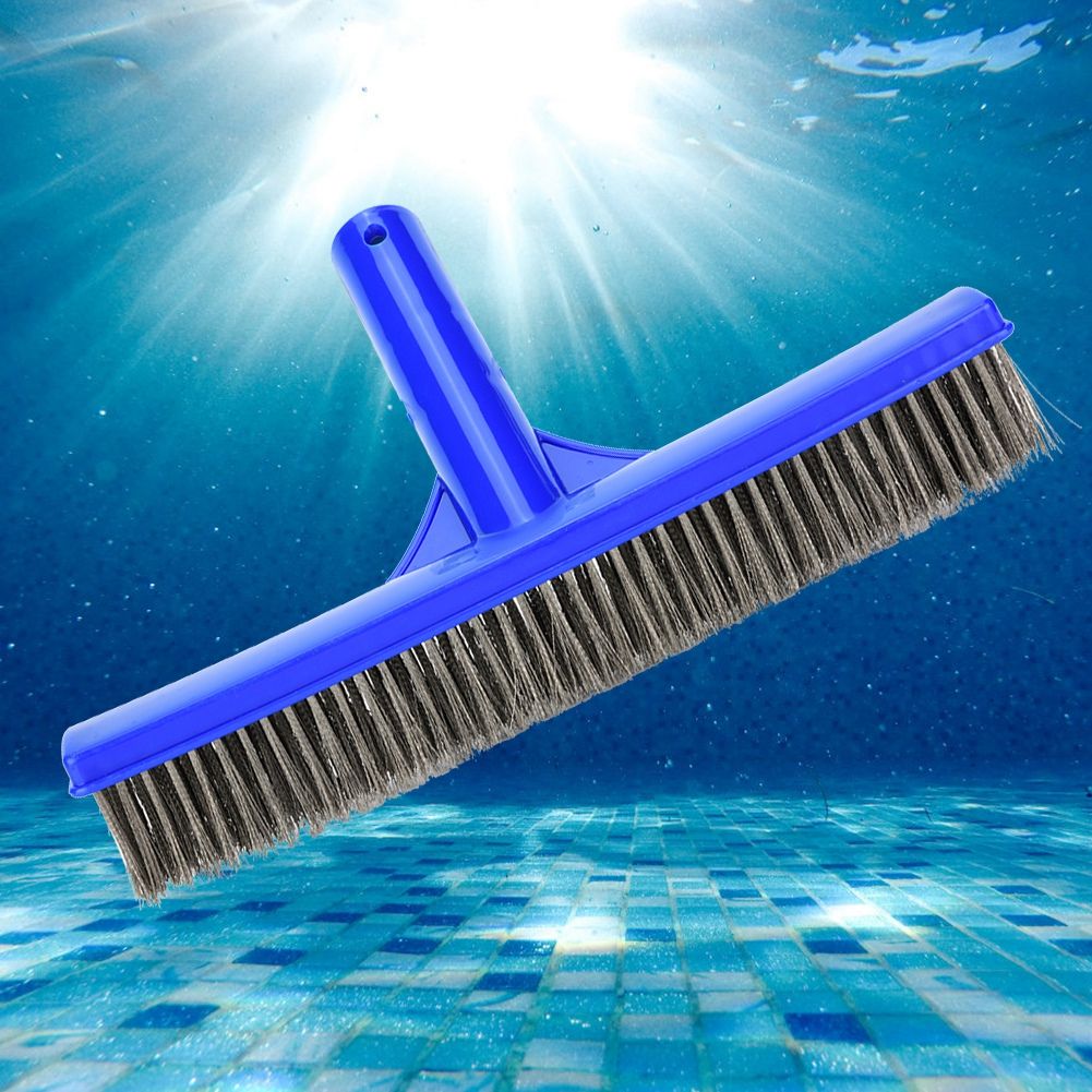 1Pc Swimming Pool Wall Brush with Steel Wire Bristles for Spa Pond Cleaning view 4