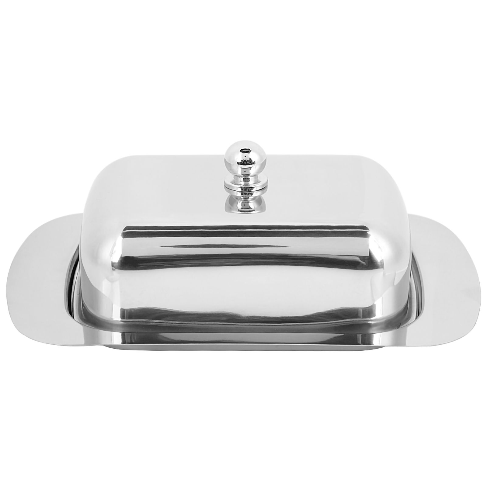 Stainless Steel Butter Cheese Dish Tray Box Food Storage Dessert Container view 2