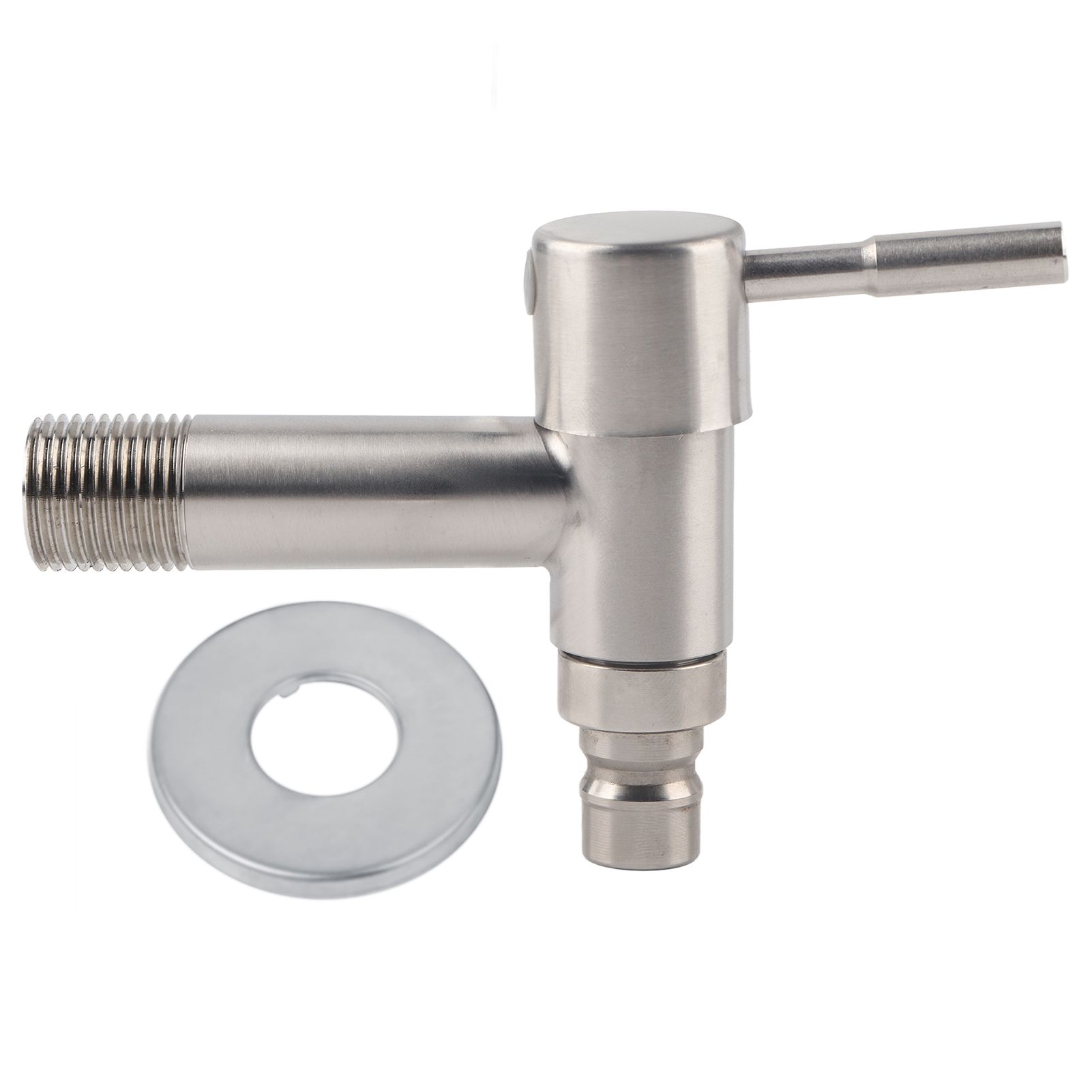 G1/2" Stainless Steel Washing Machine Wall Mounted Water Faucet Mop Pool view 2